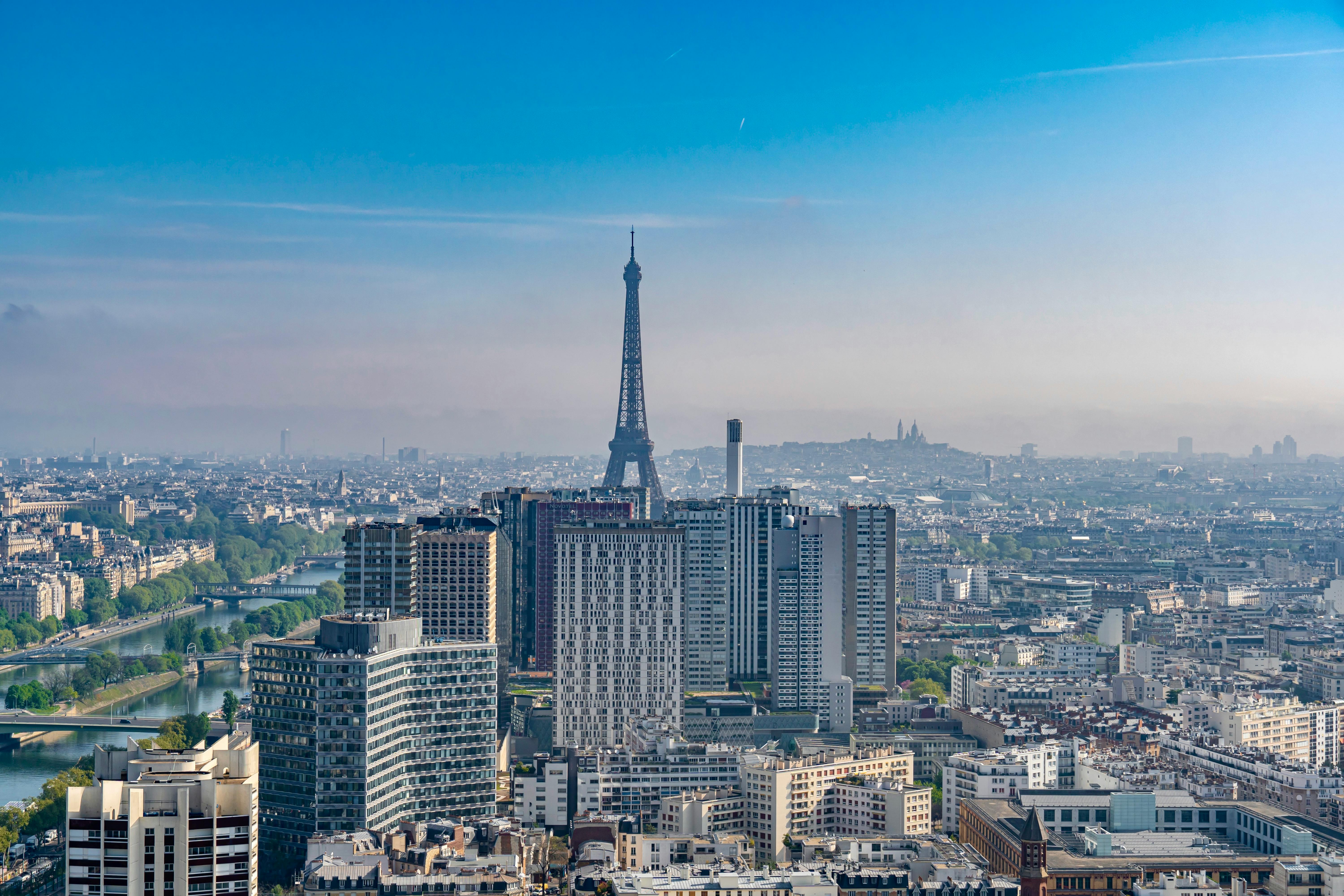 Paris Skyline city skyline wallpaper, 6000x4000