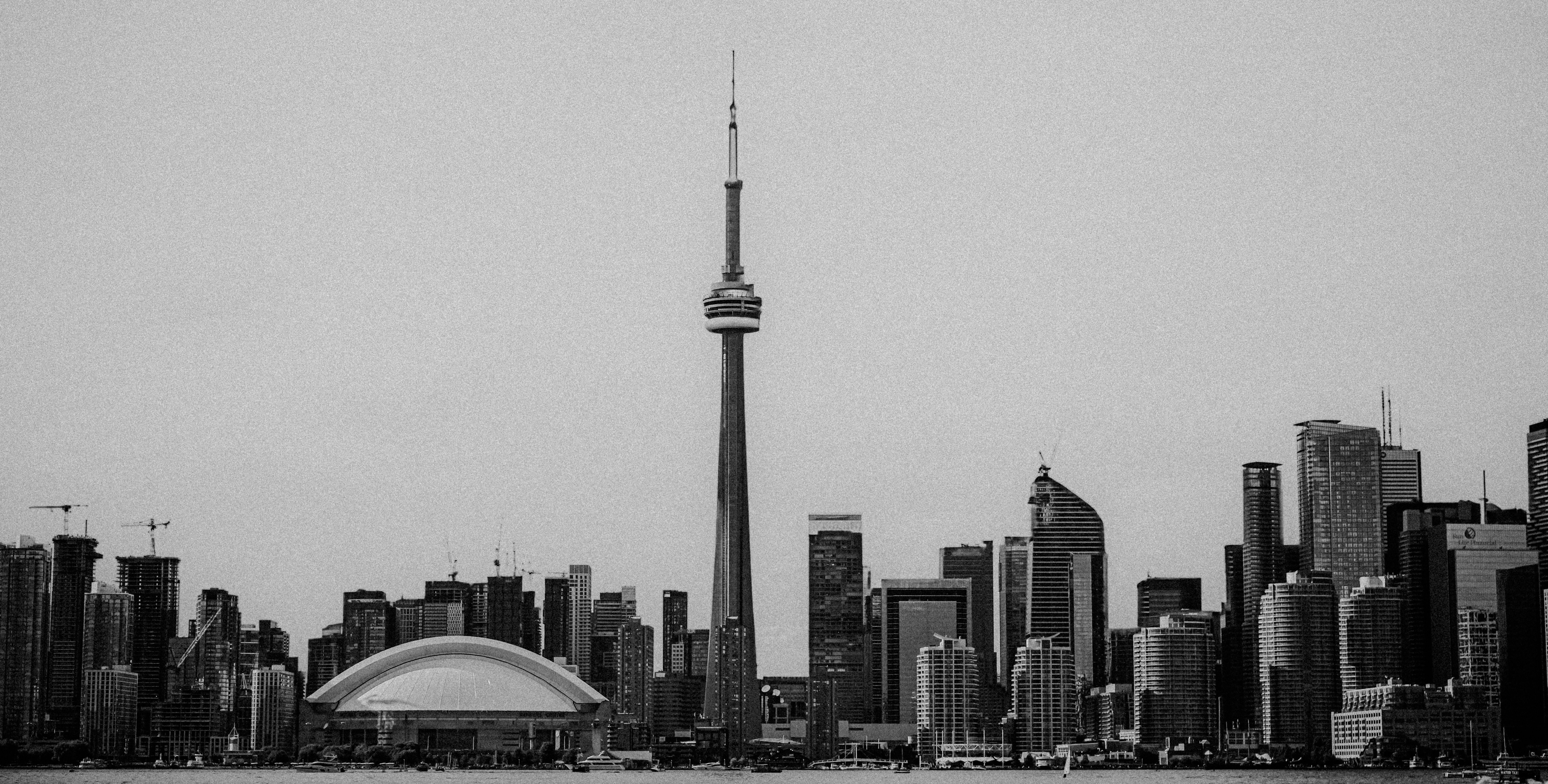 Toronto Skyline city skyline wallpaper, 7008x3550