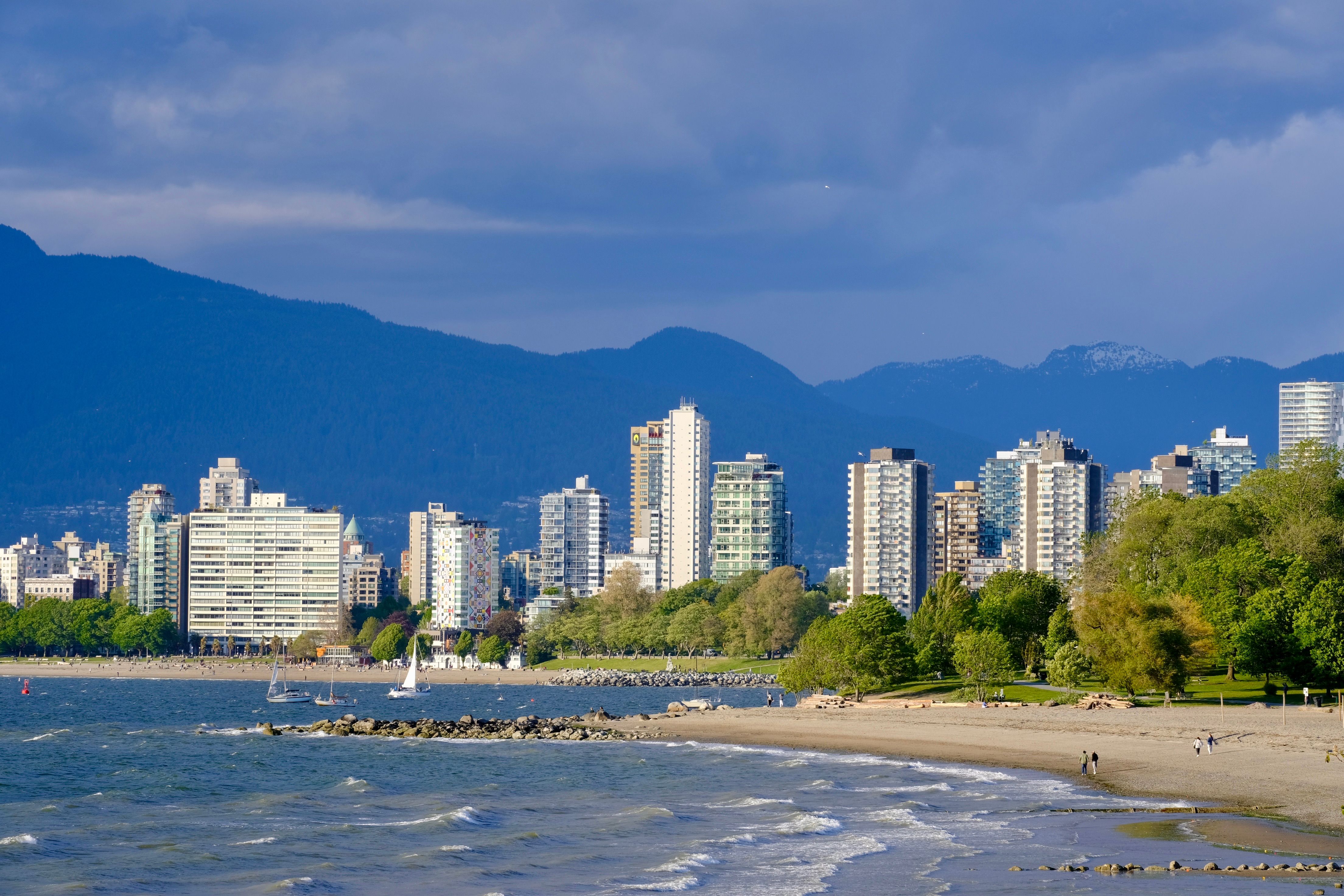 Vancouver, BC city skyline wallpaper, 4416x2944
