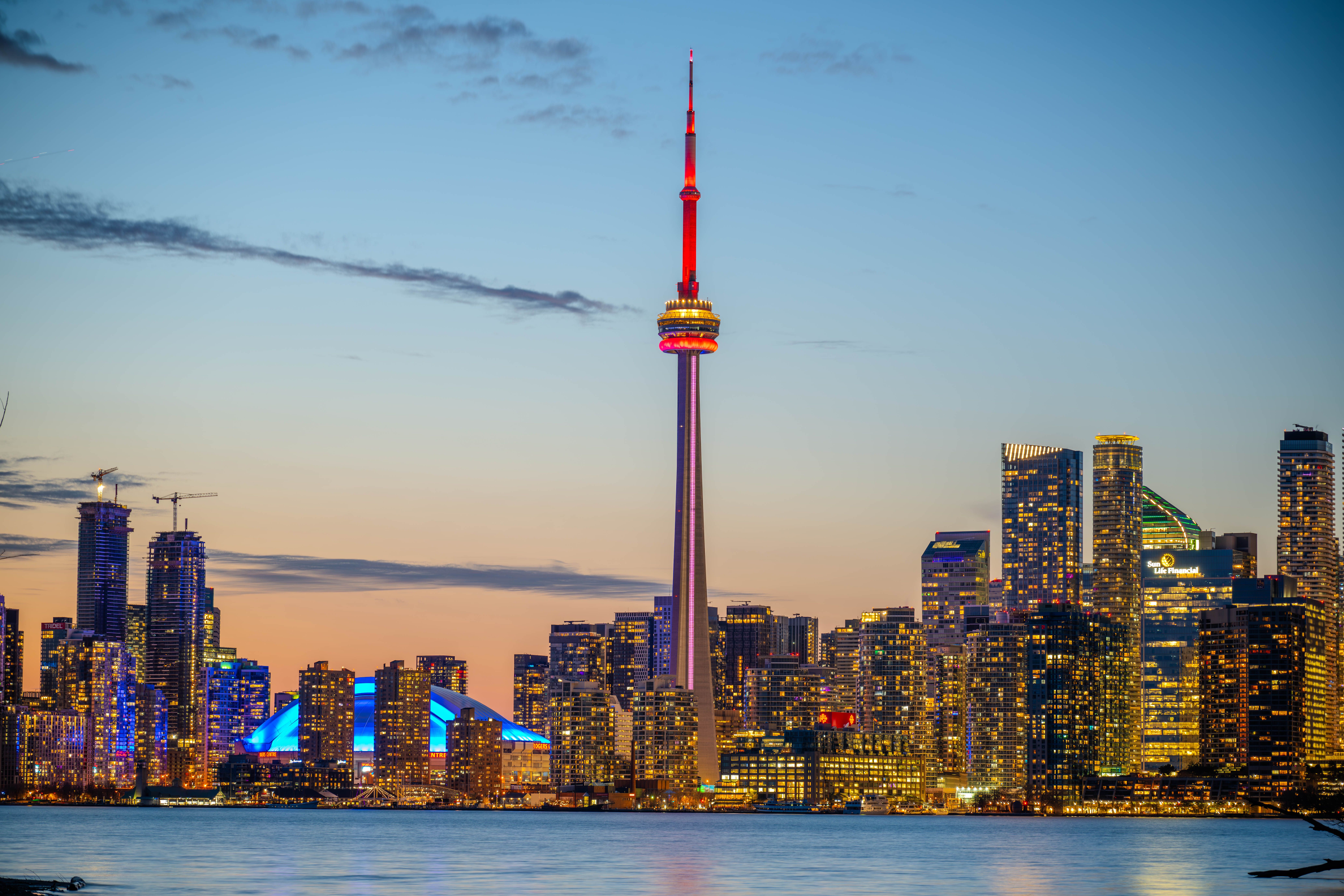 Toronto Skyline city skyline wallpaper, 8256x5504