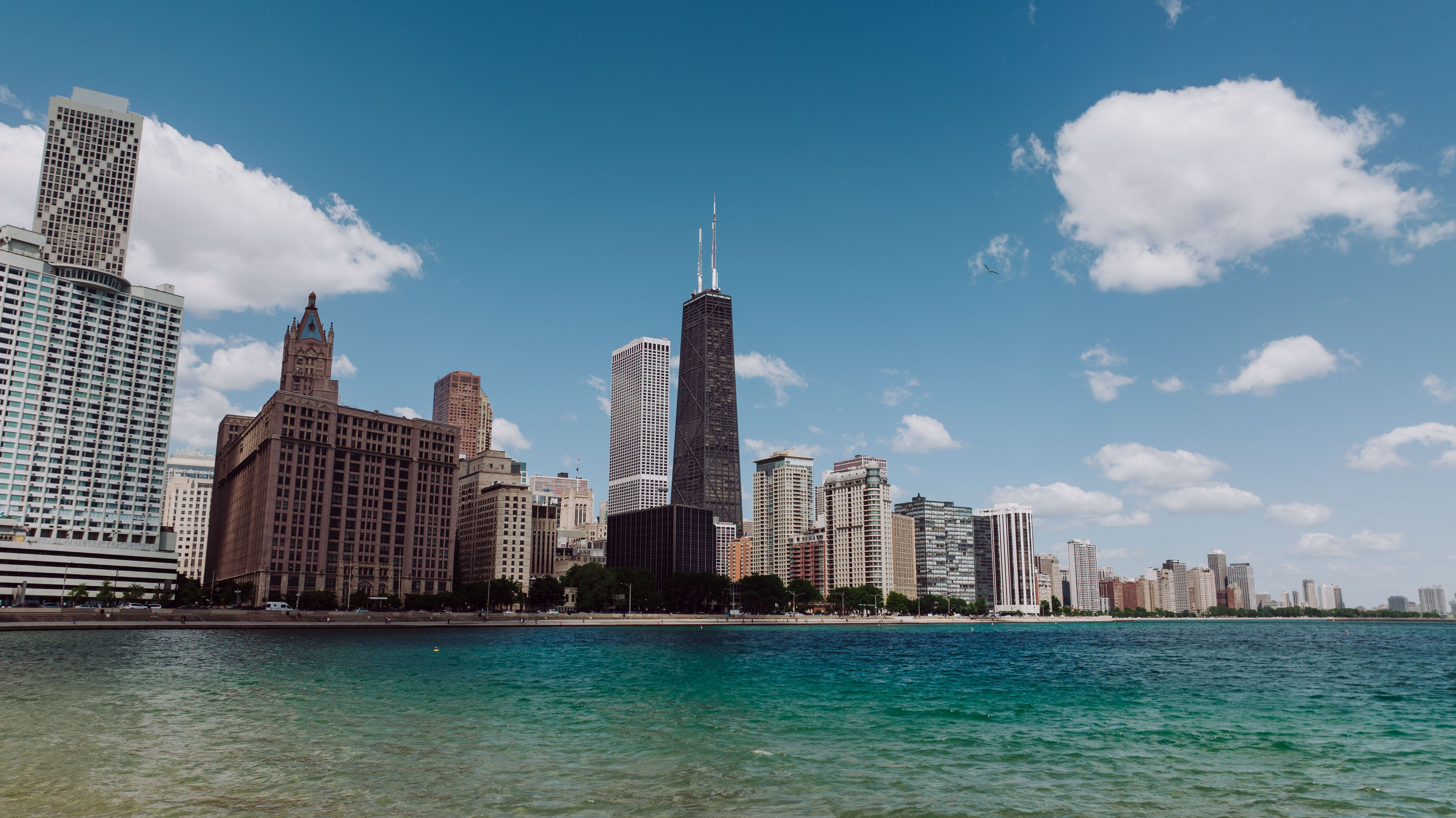 Chicago Skyline city skyline wallpaper, 5174x2907