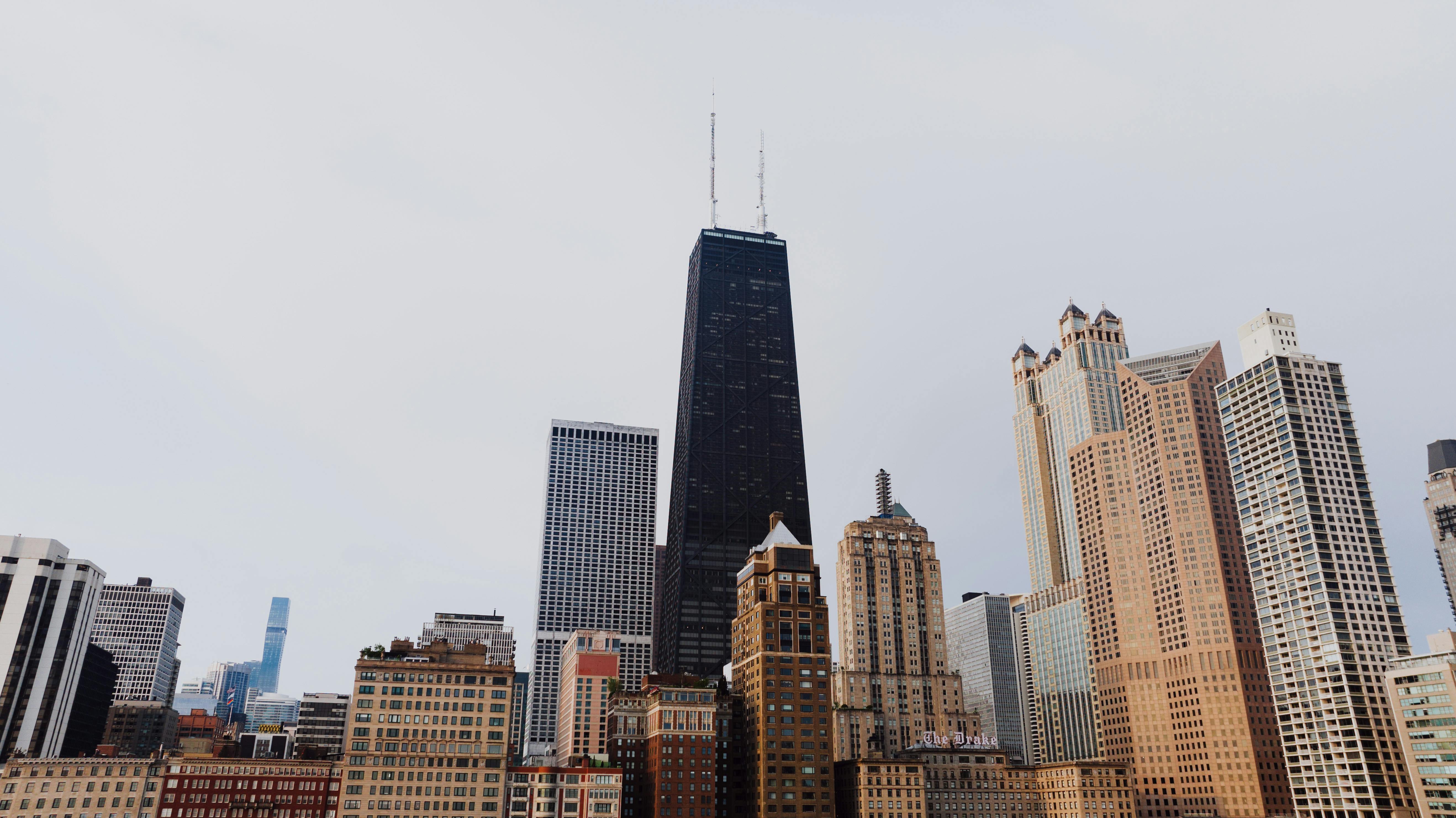 Chicago Skyline city skyline wallpaper, 5272x2962