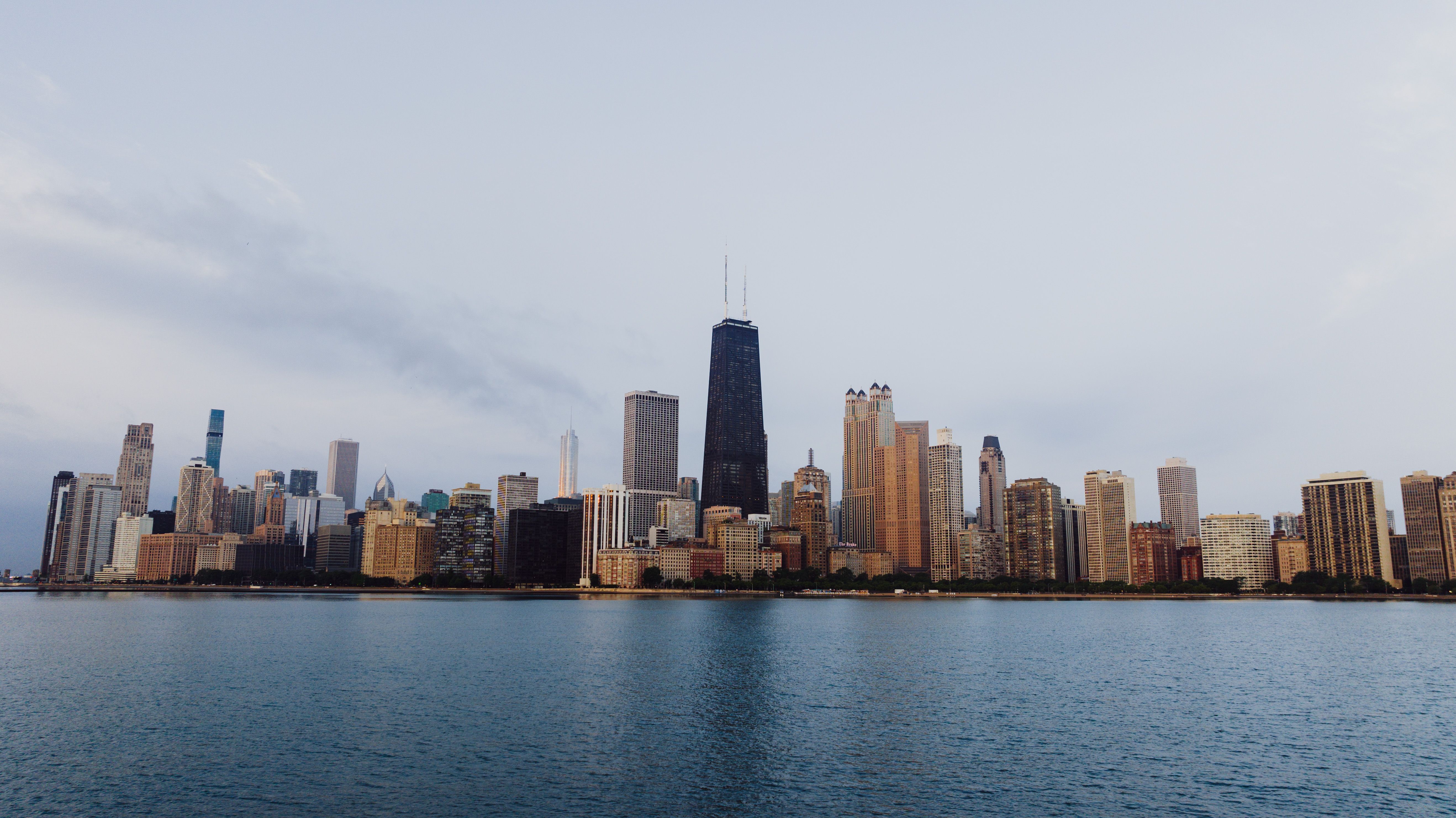Chicago Skyline city skyline wallpaper, 5272x2962