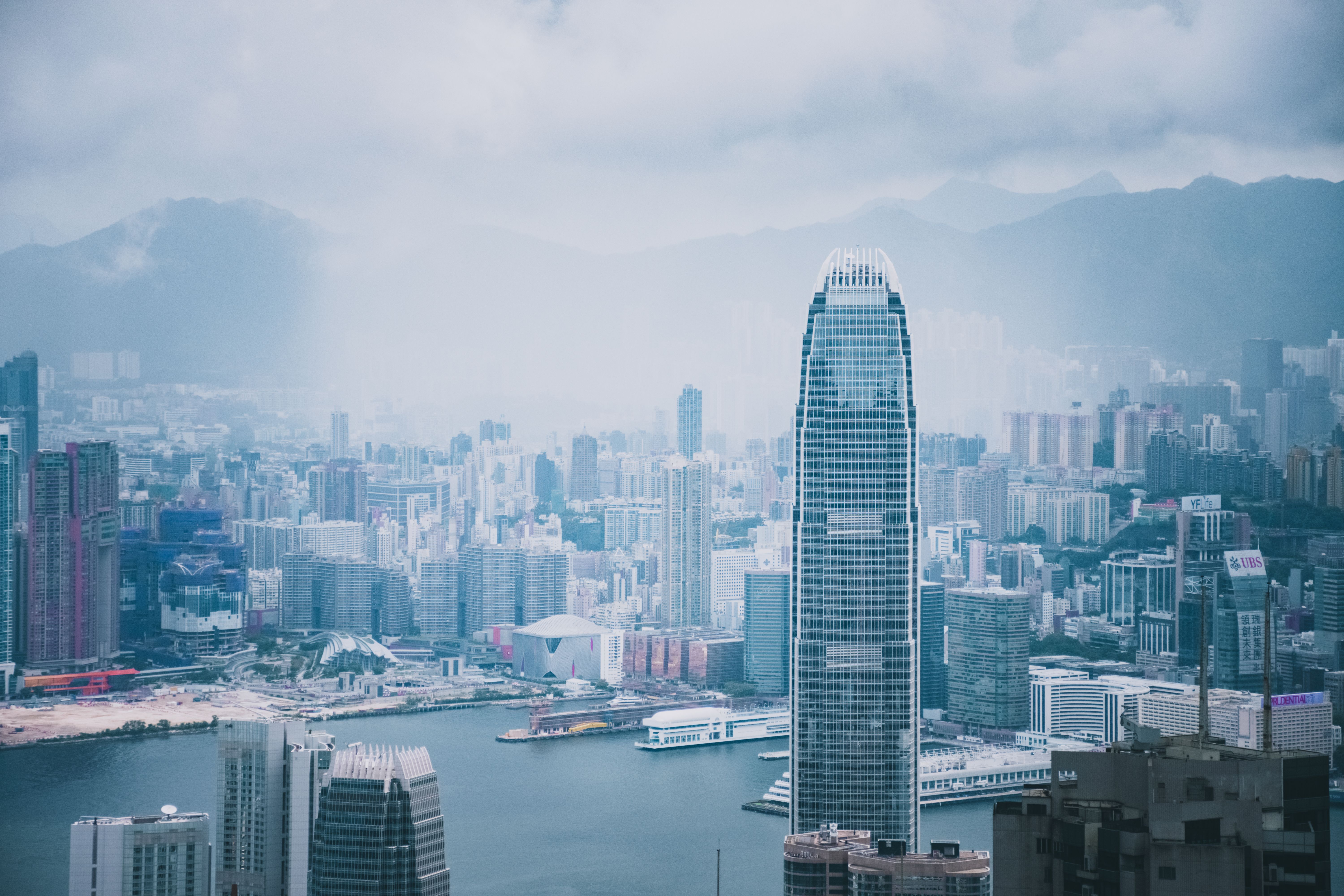 Hong Kong Skyline city skyline wallpaper, 6000x4000