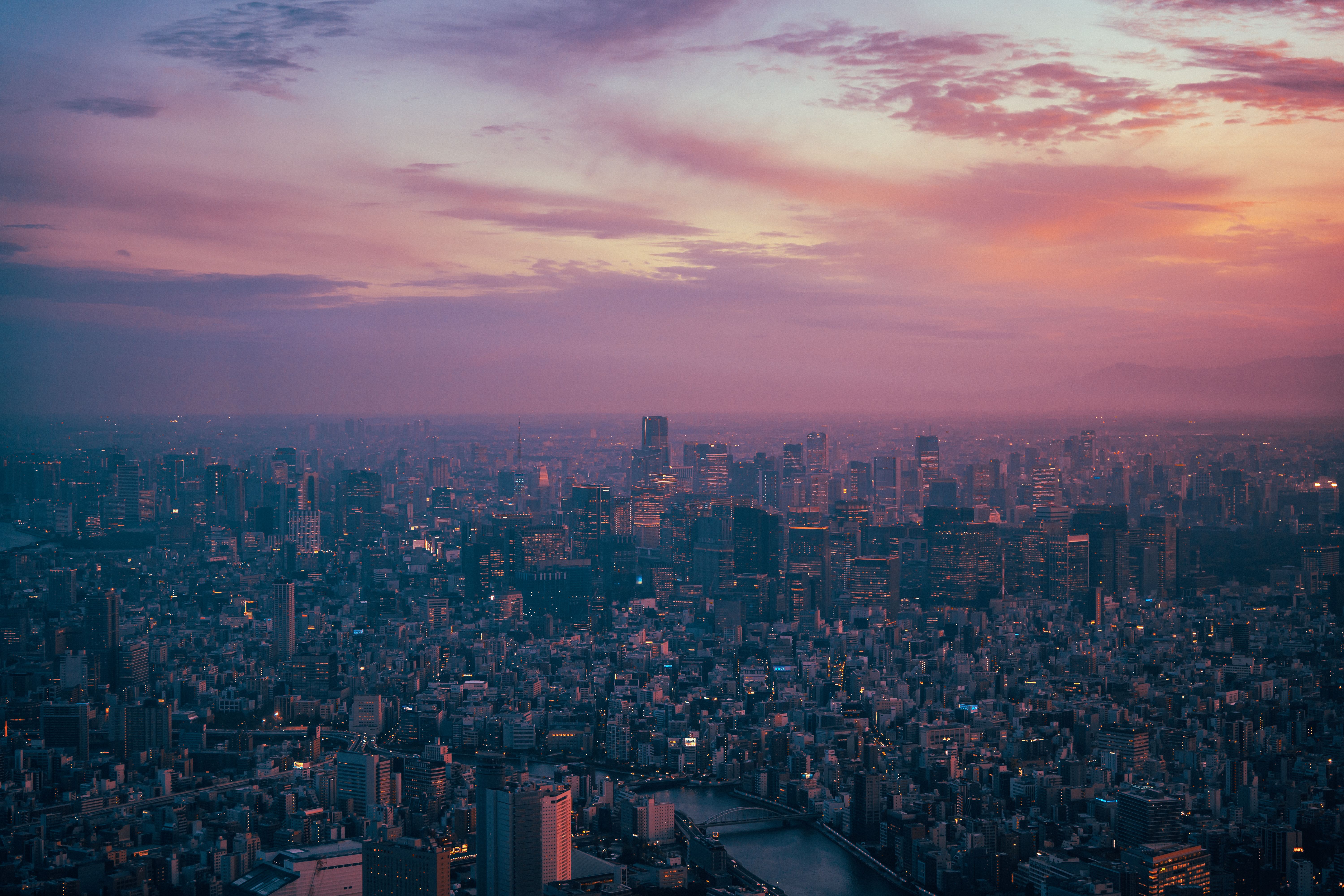 Tokyo Skyline city skyline wallpaper, 6000x4000
