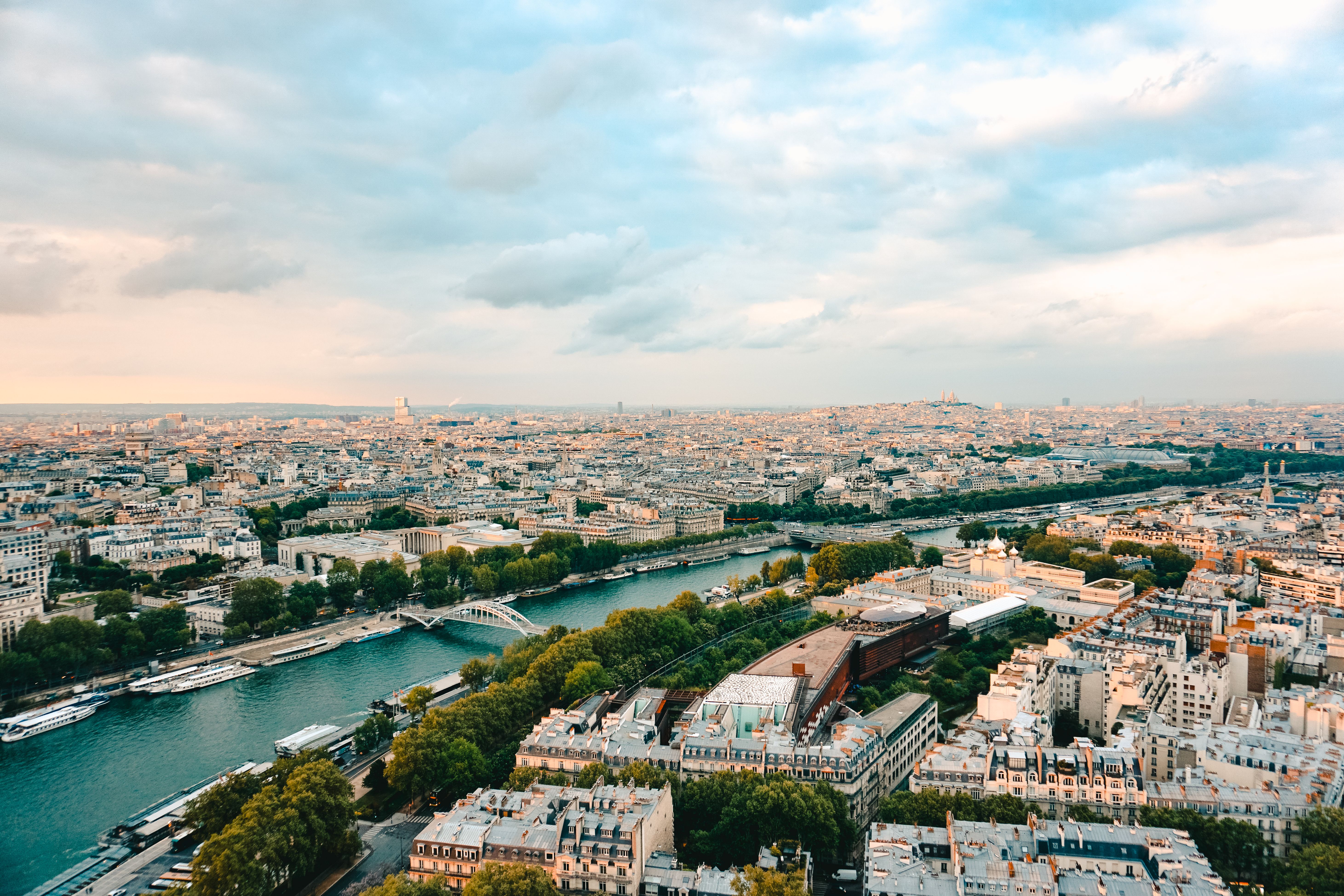 Paris Skyline city skyline wallpaper, 5845x3897