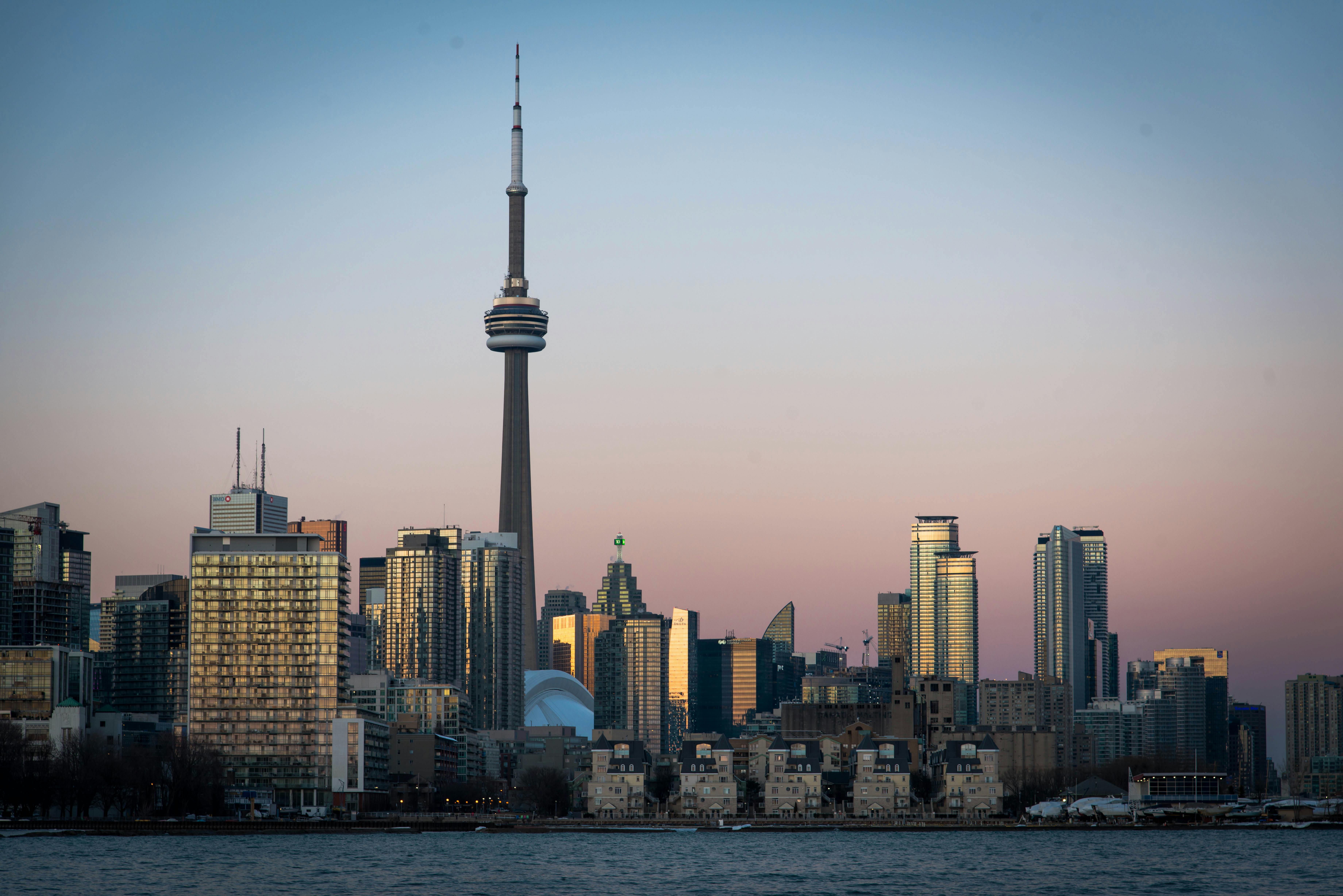 Toronto Skyline city skyline wallpaper, 7360x4912