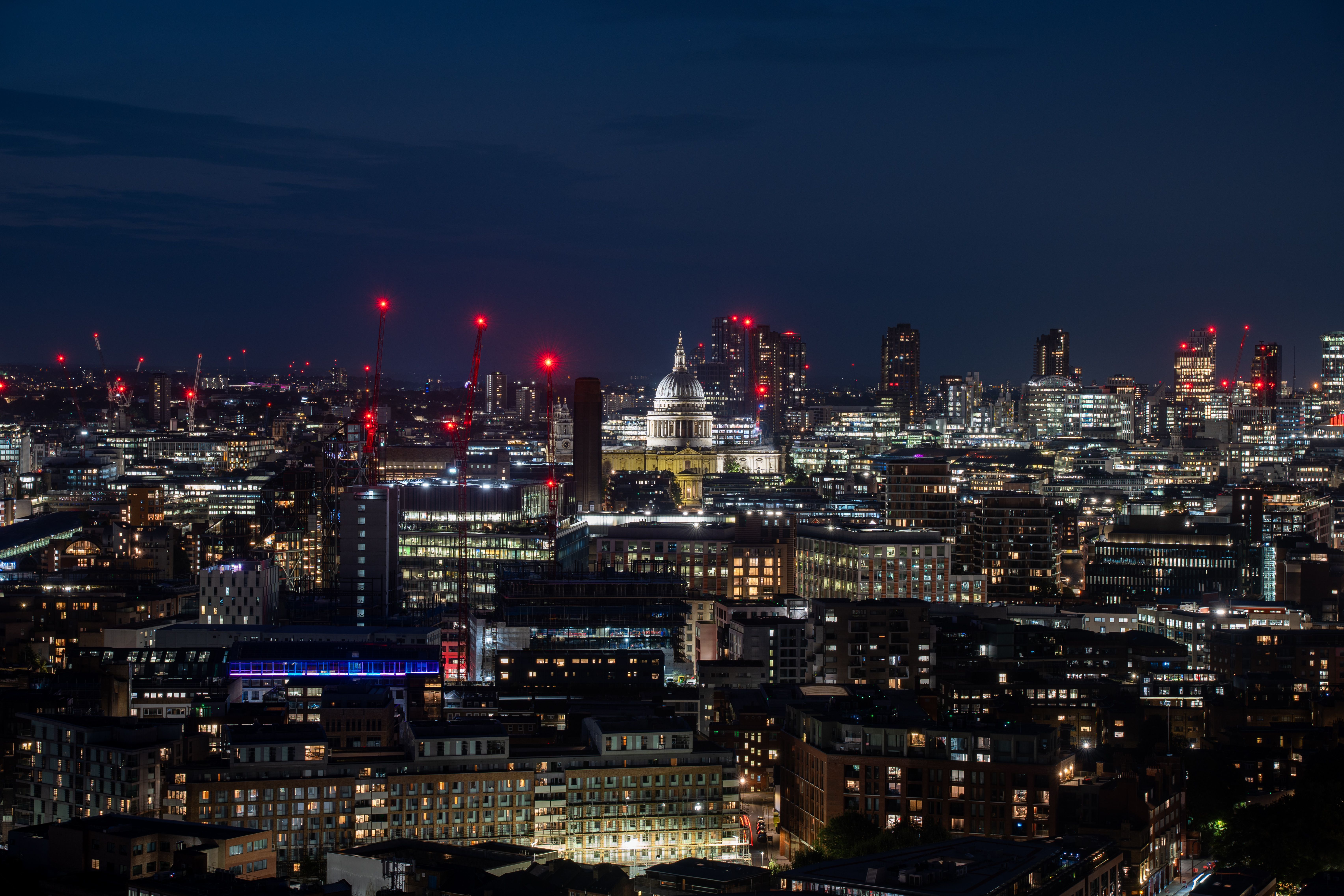 London Skyline city skyline wallpaper, 6820x4547