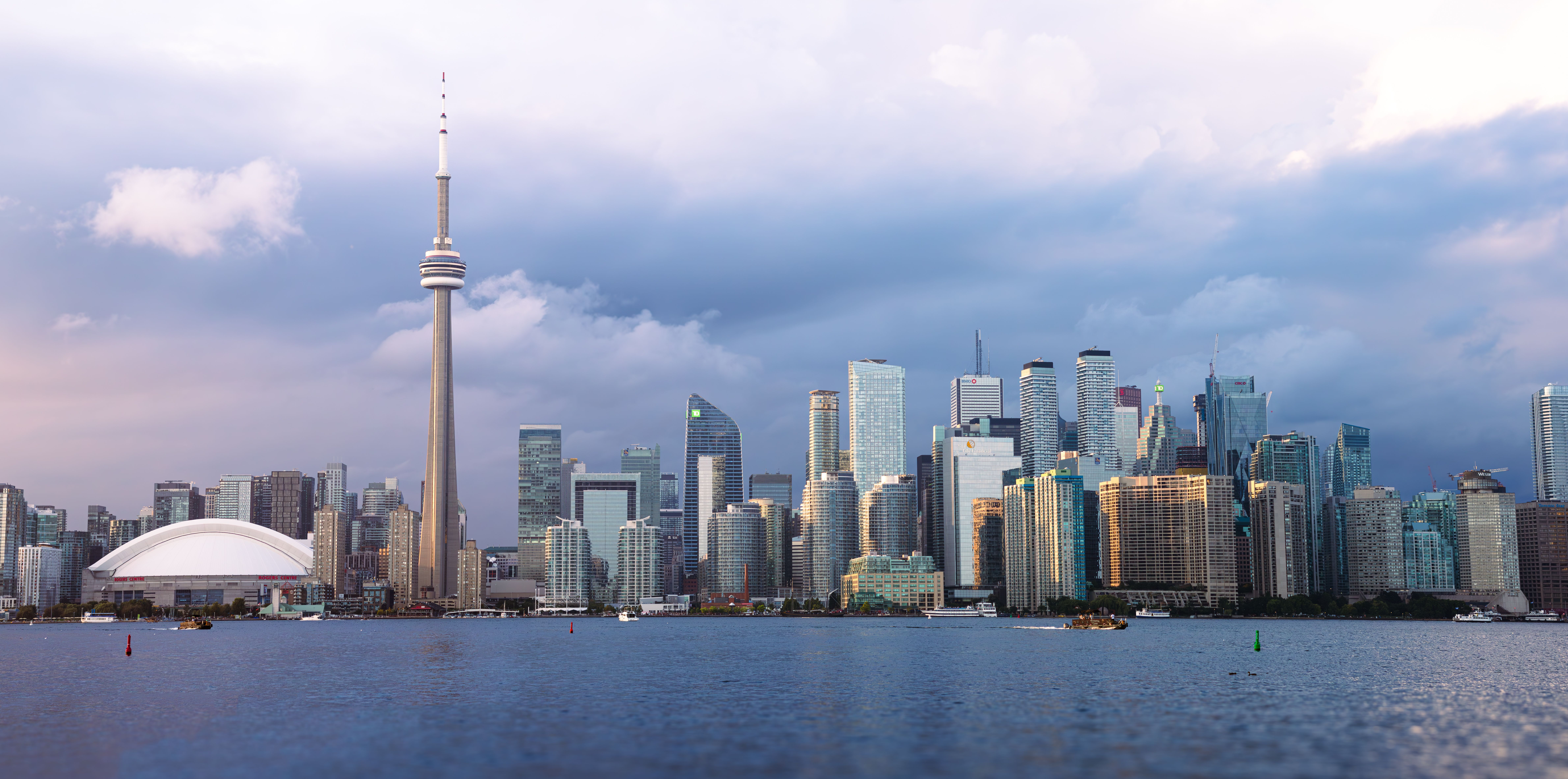 Toronto Skyline city skyline wallpaper, 9523x4730