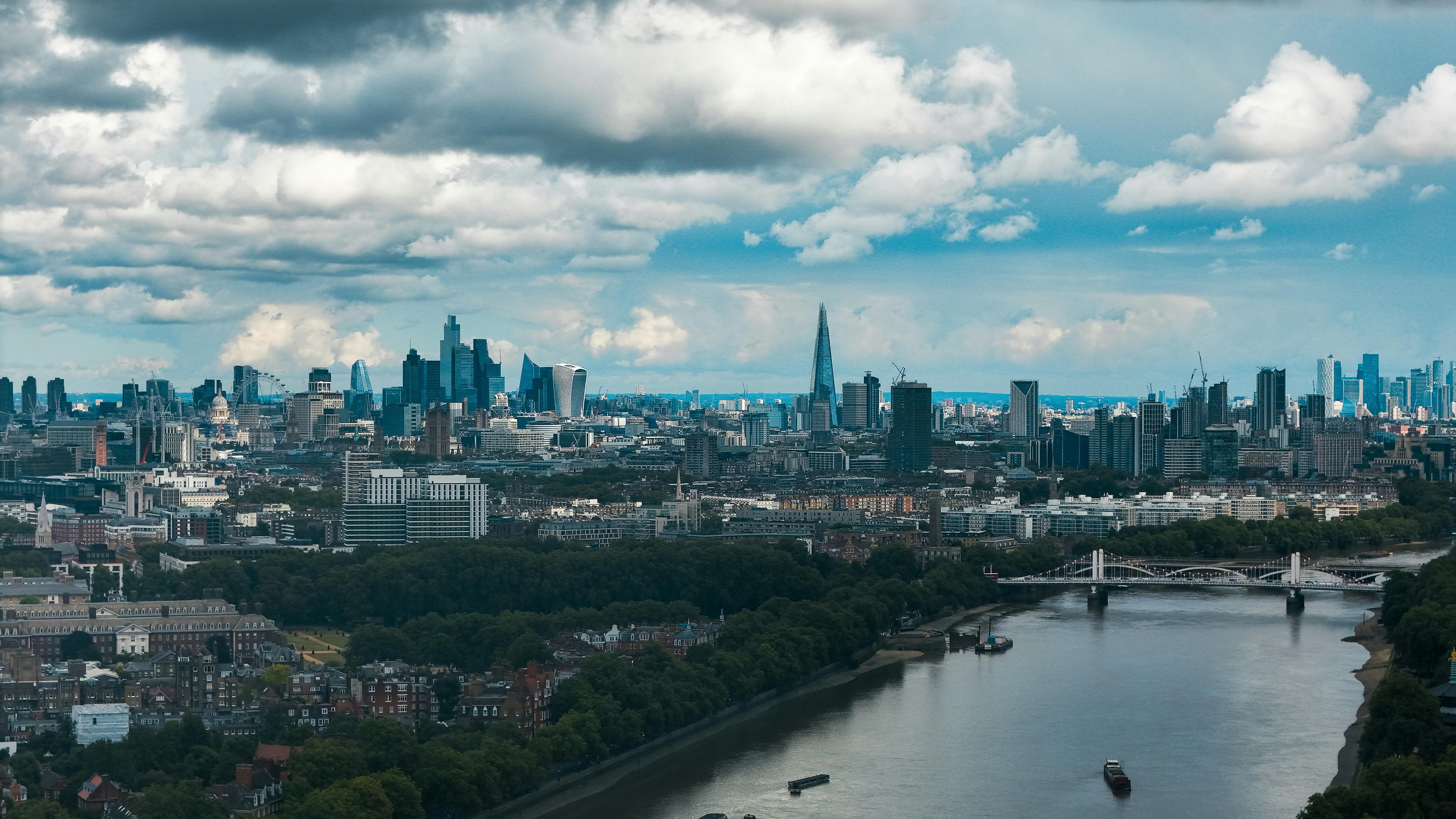 London Skyline city skyline wallpaper, 8064x4536