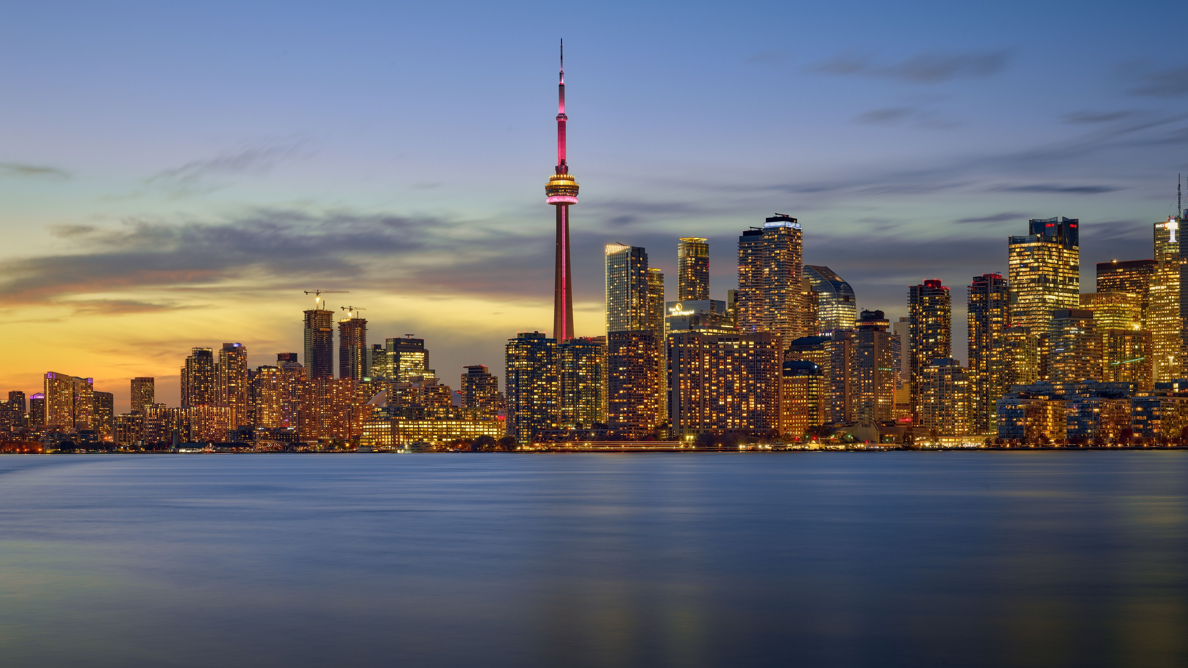 Toronto Skyline city skyline wallpaper, 4000x2250