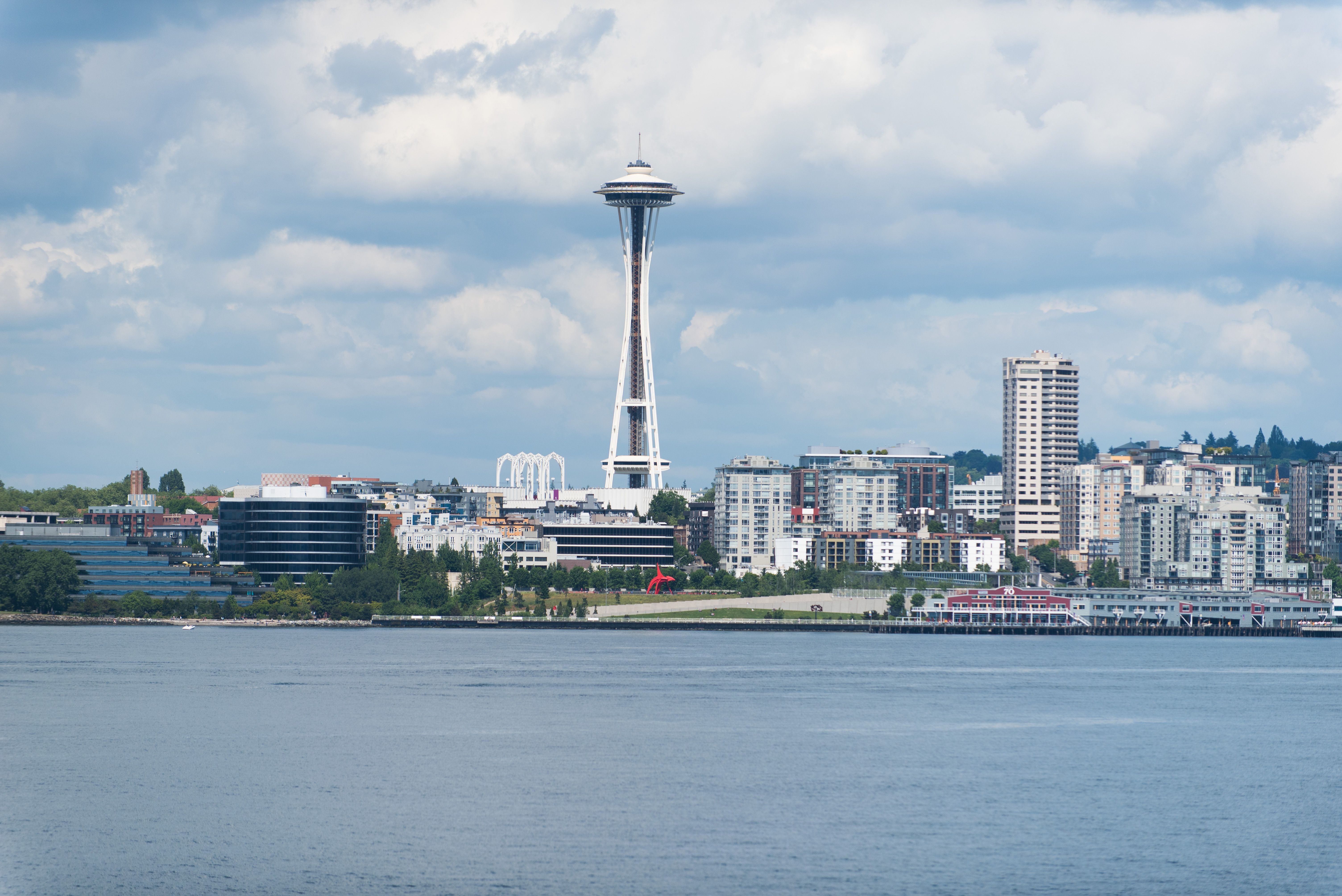 Seattle, WA city skyline wallpaper, 6016x4016