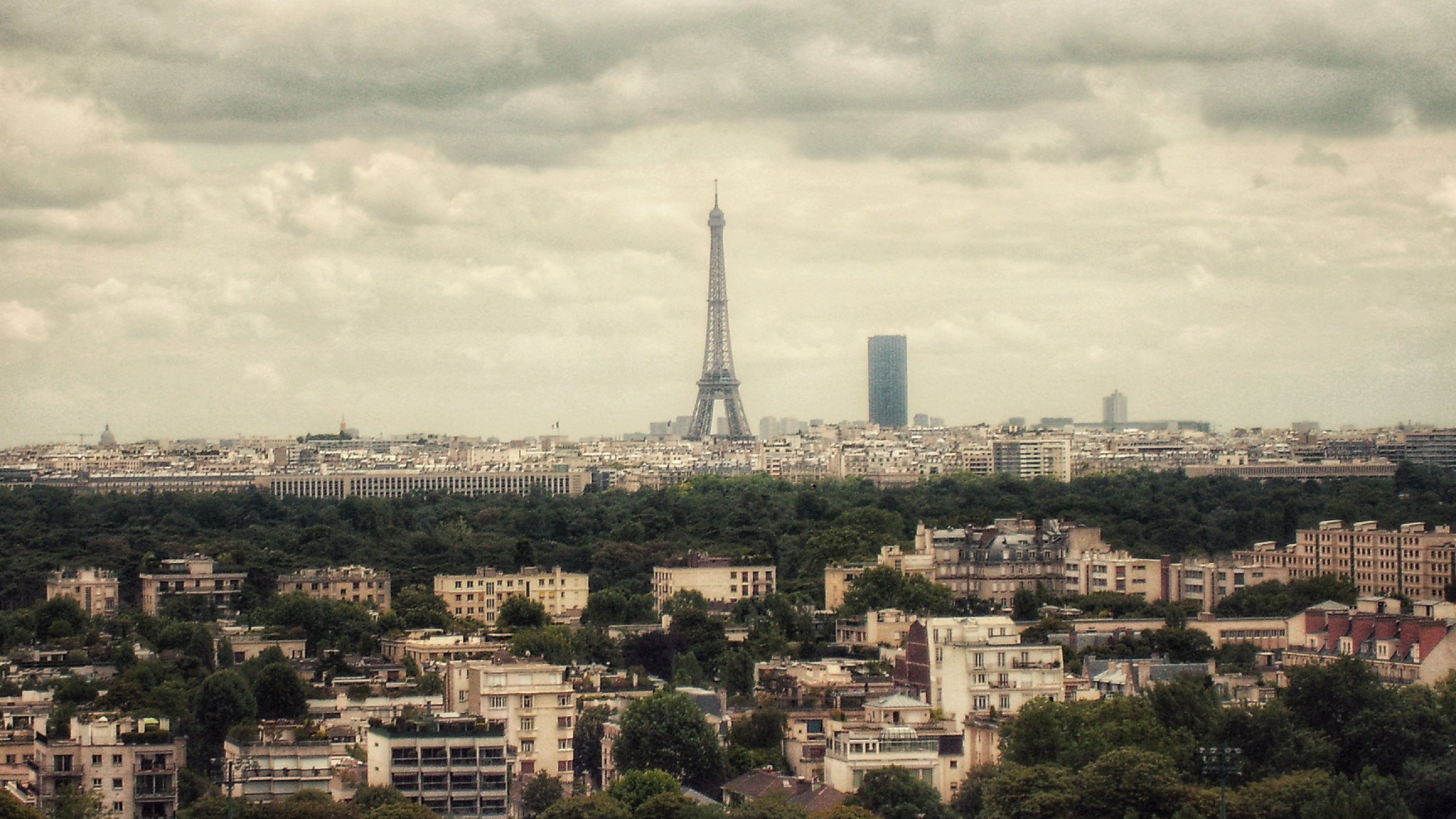Paris Skyline city skyline wallpaper, 3745x2107