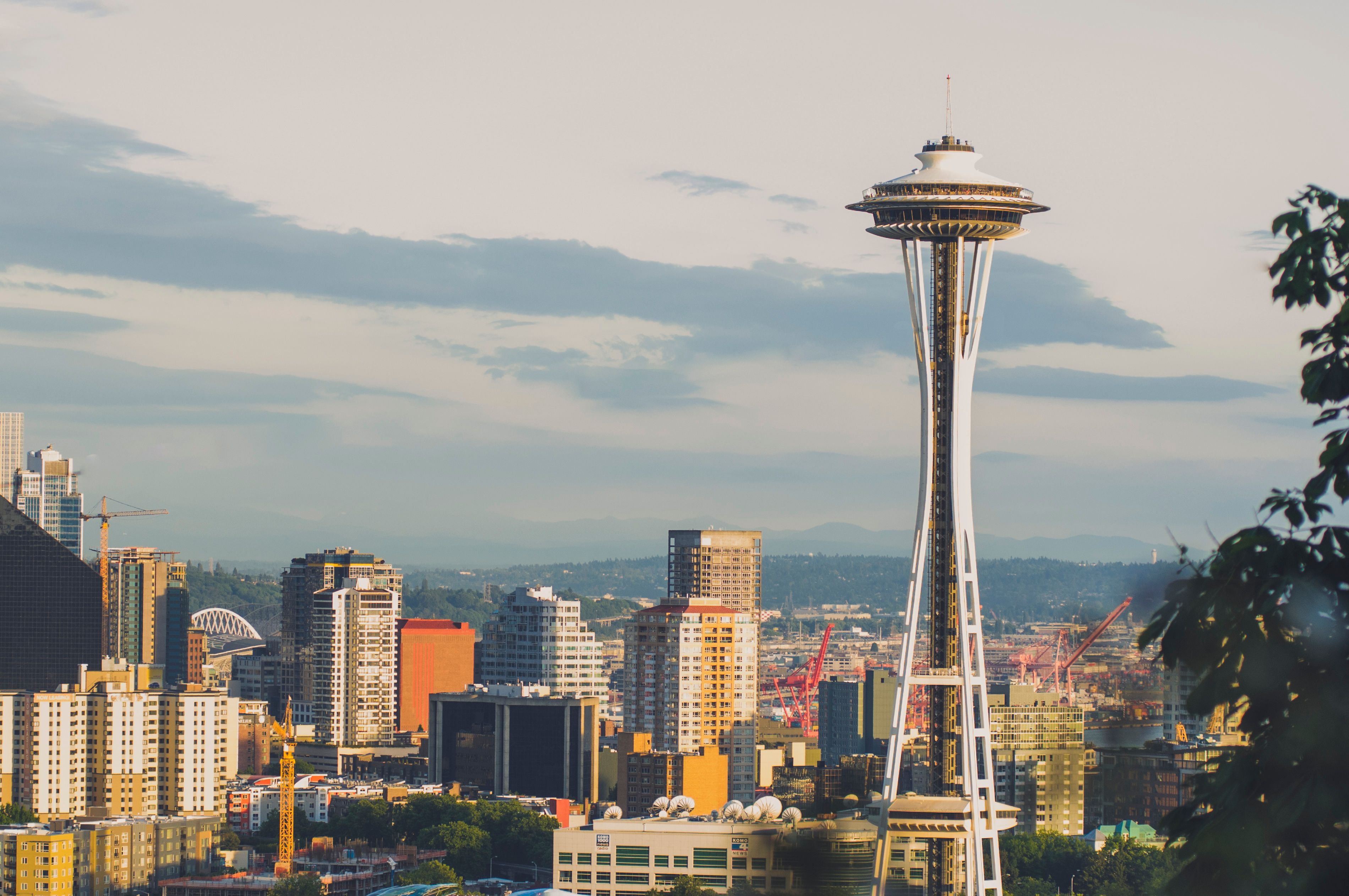 Seattle, WA city skyline wallpaper, 3800x2524