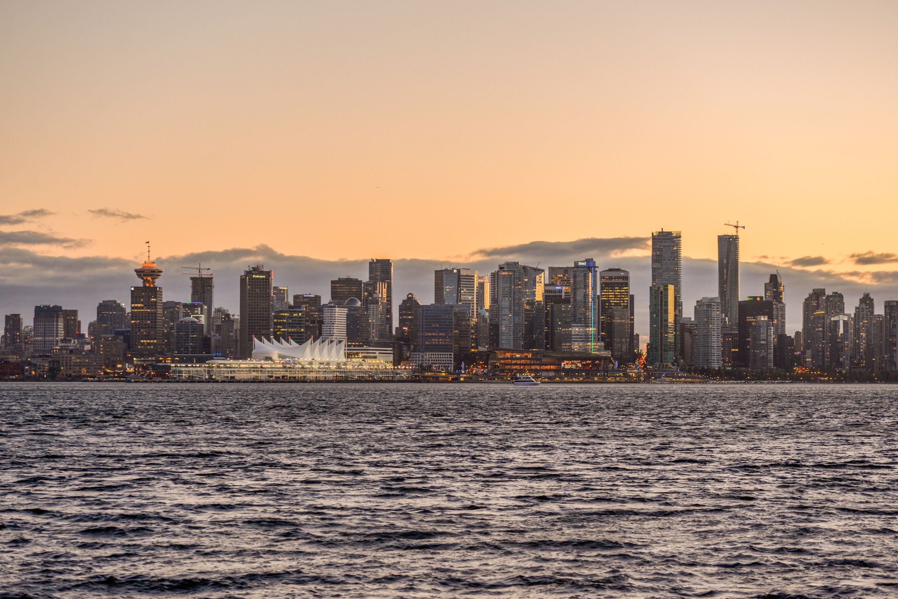 Vancouver, BC city skyline wallpaper, 3000x2003