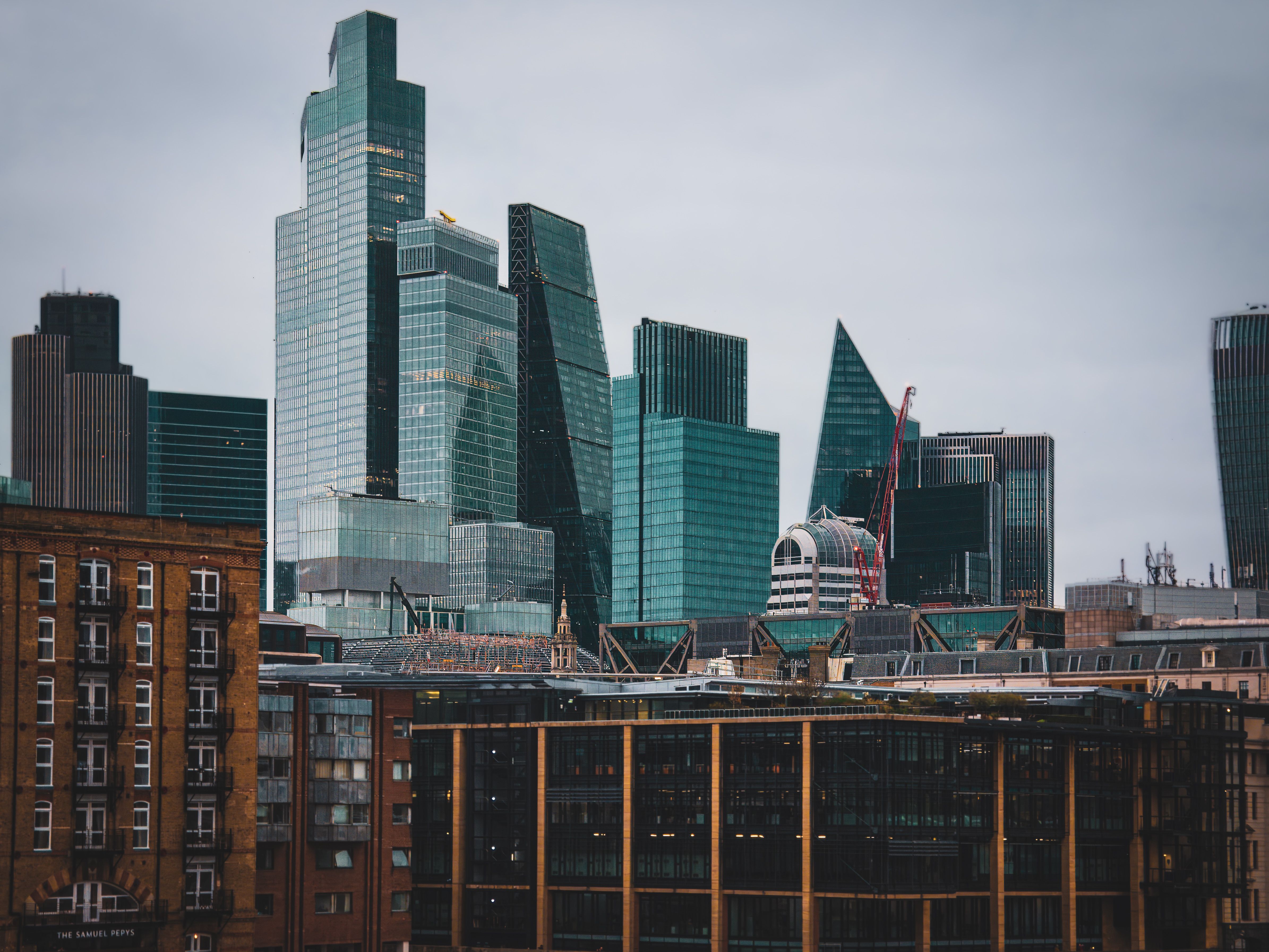 London Skyline city skyline wallpaper, 4780x3587