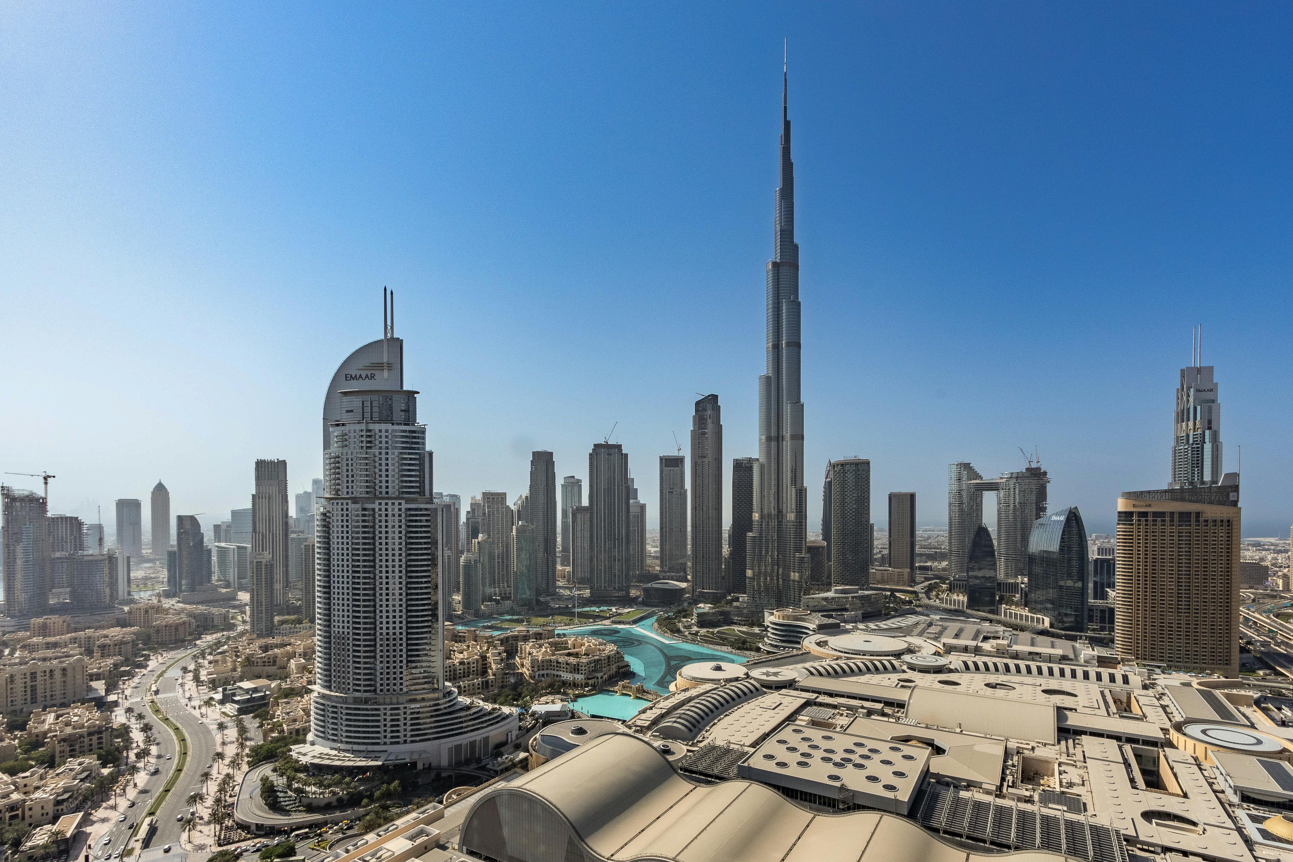 Dubai Skyline city skyline wallpaper, 4141x2761