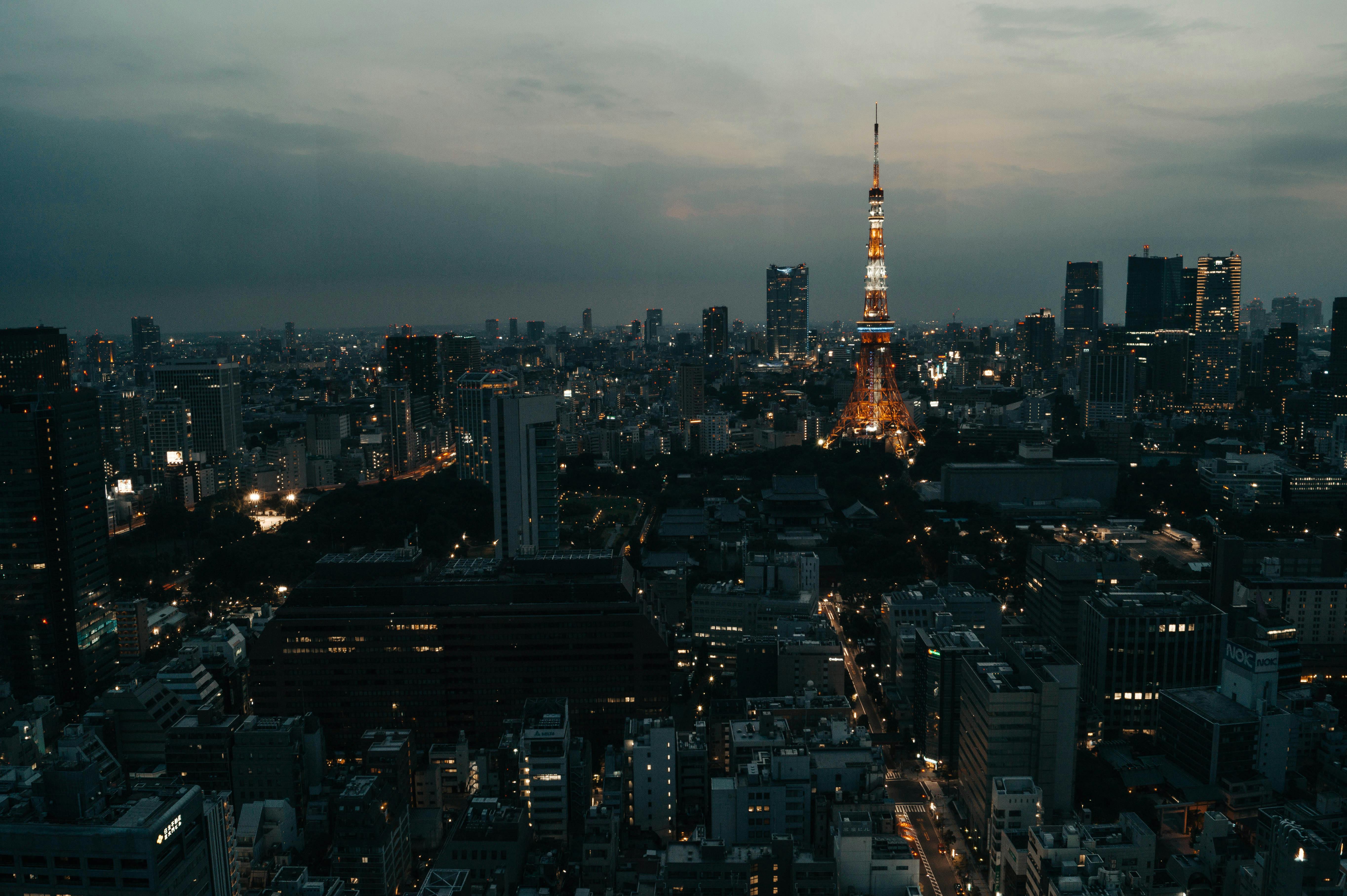 Tokyo Skyline city skyline wallpaper, 5456x3632