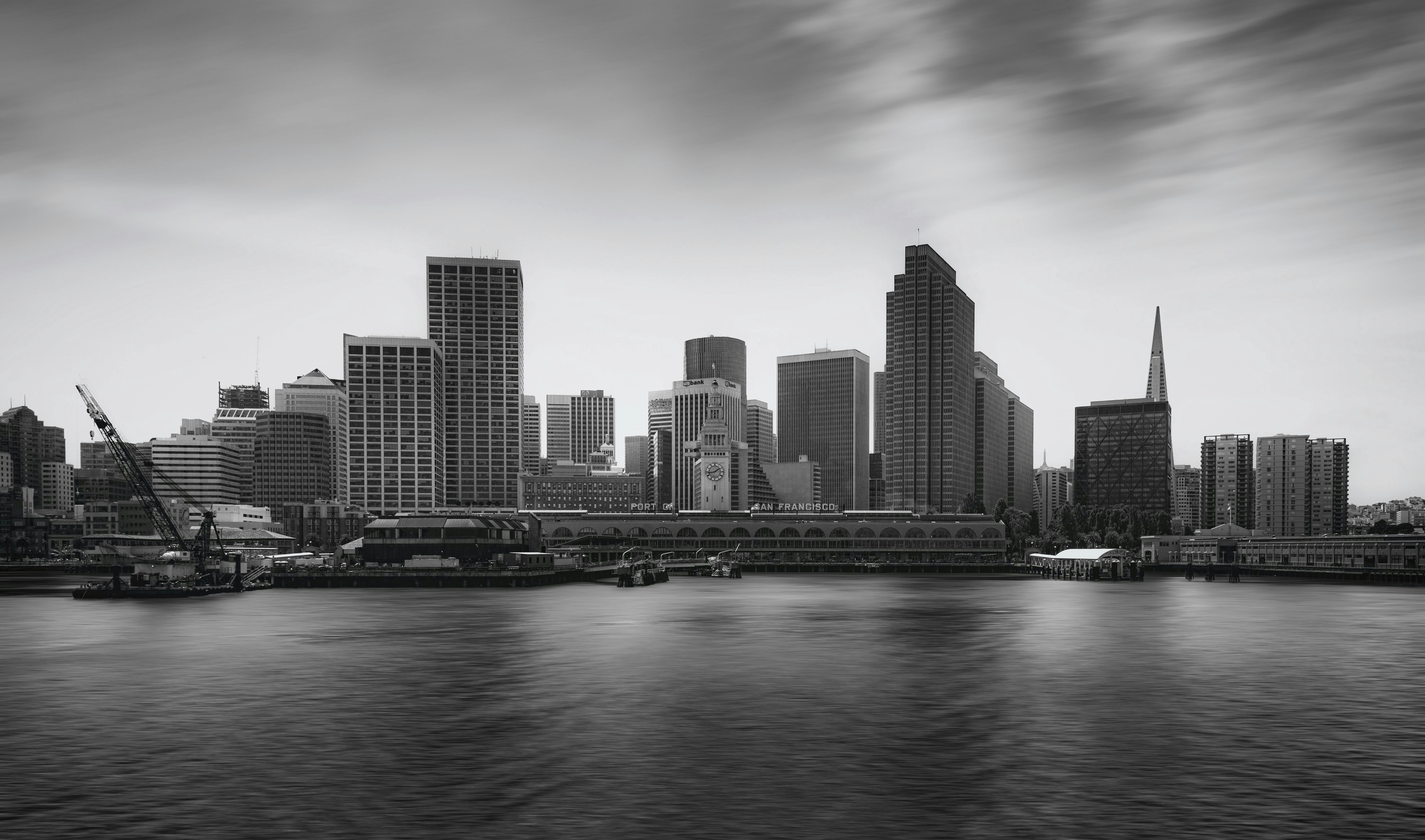 San Francisco, CA city skyline wallpaper, 6016x3548