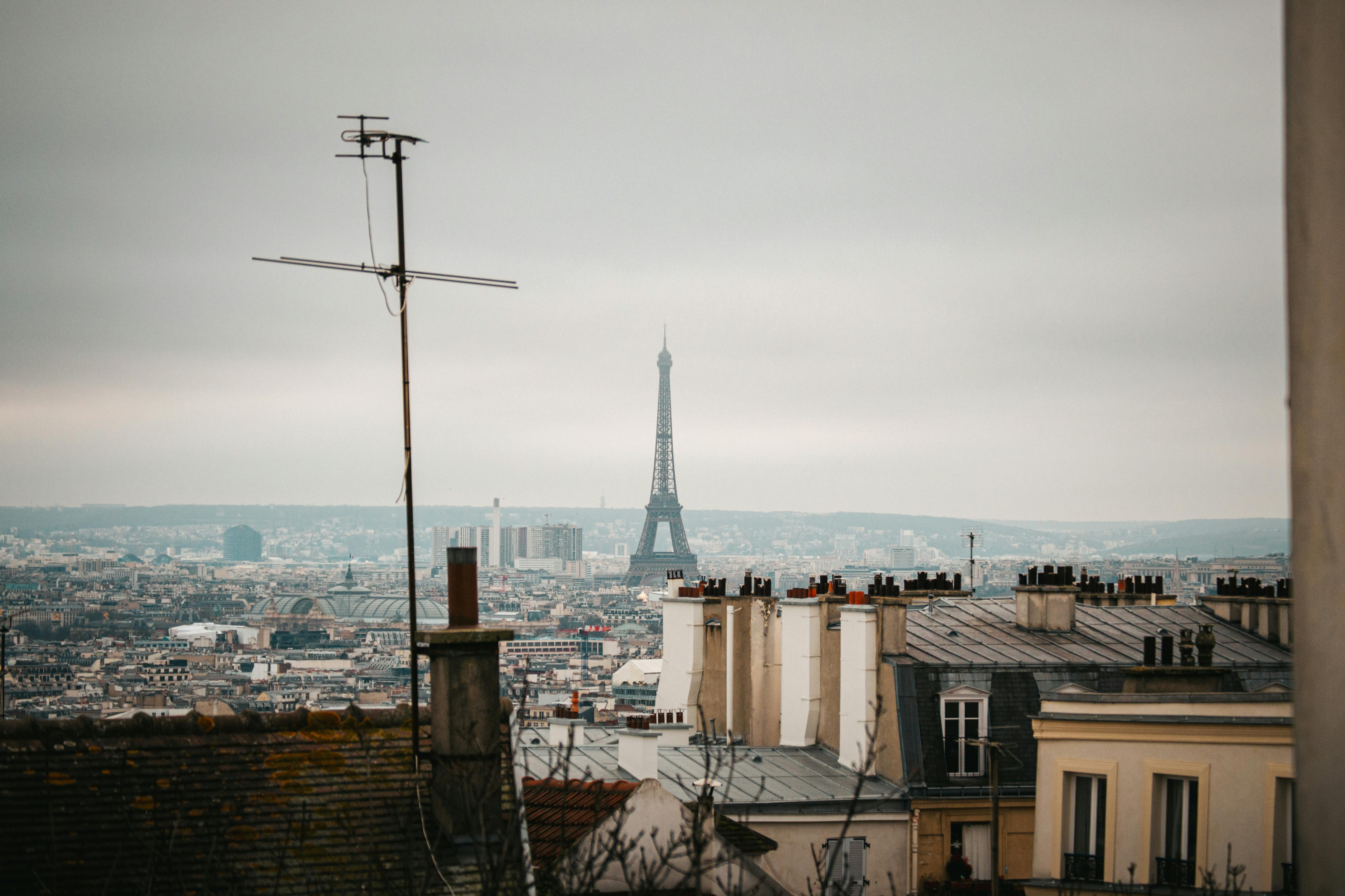 Paris Skyline city skyline wallpaper, 4608x3072