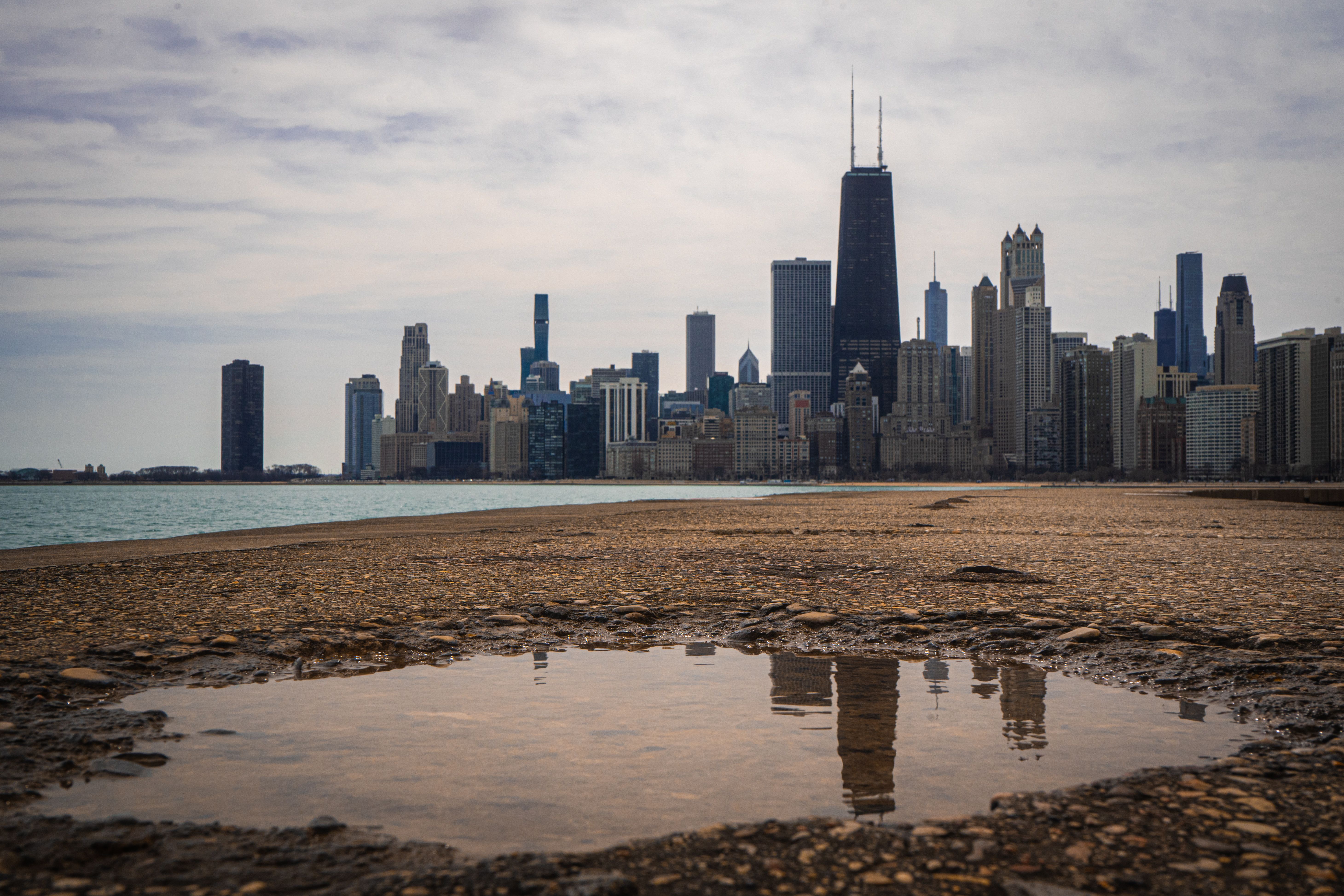 Chicago Skyline city skyline wallpaper, 5840x3893