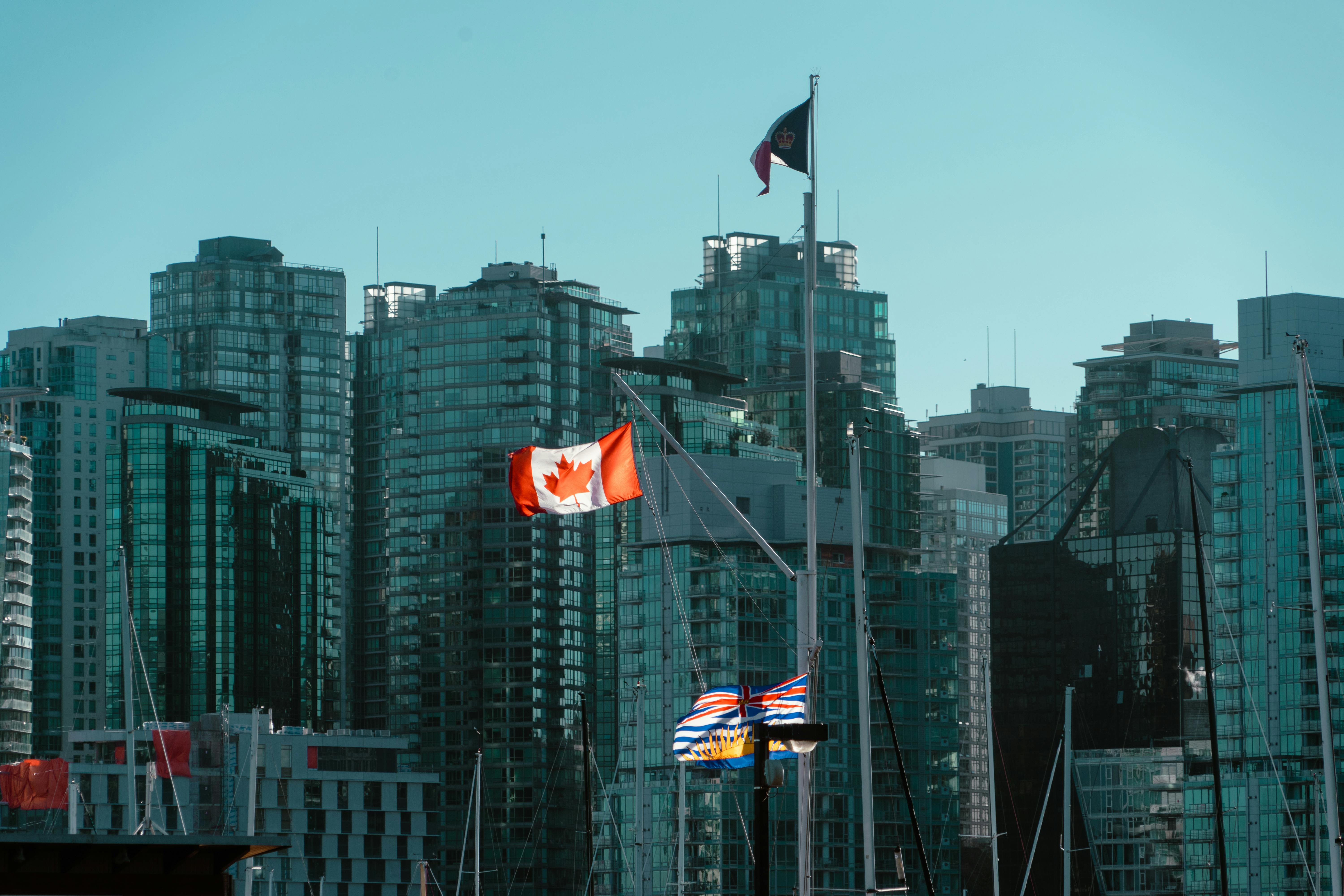 Vancouver, BC city skyline wallpaper, 6000x4000