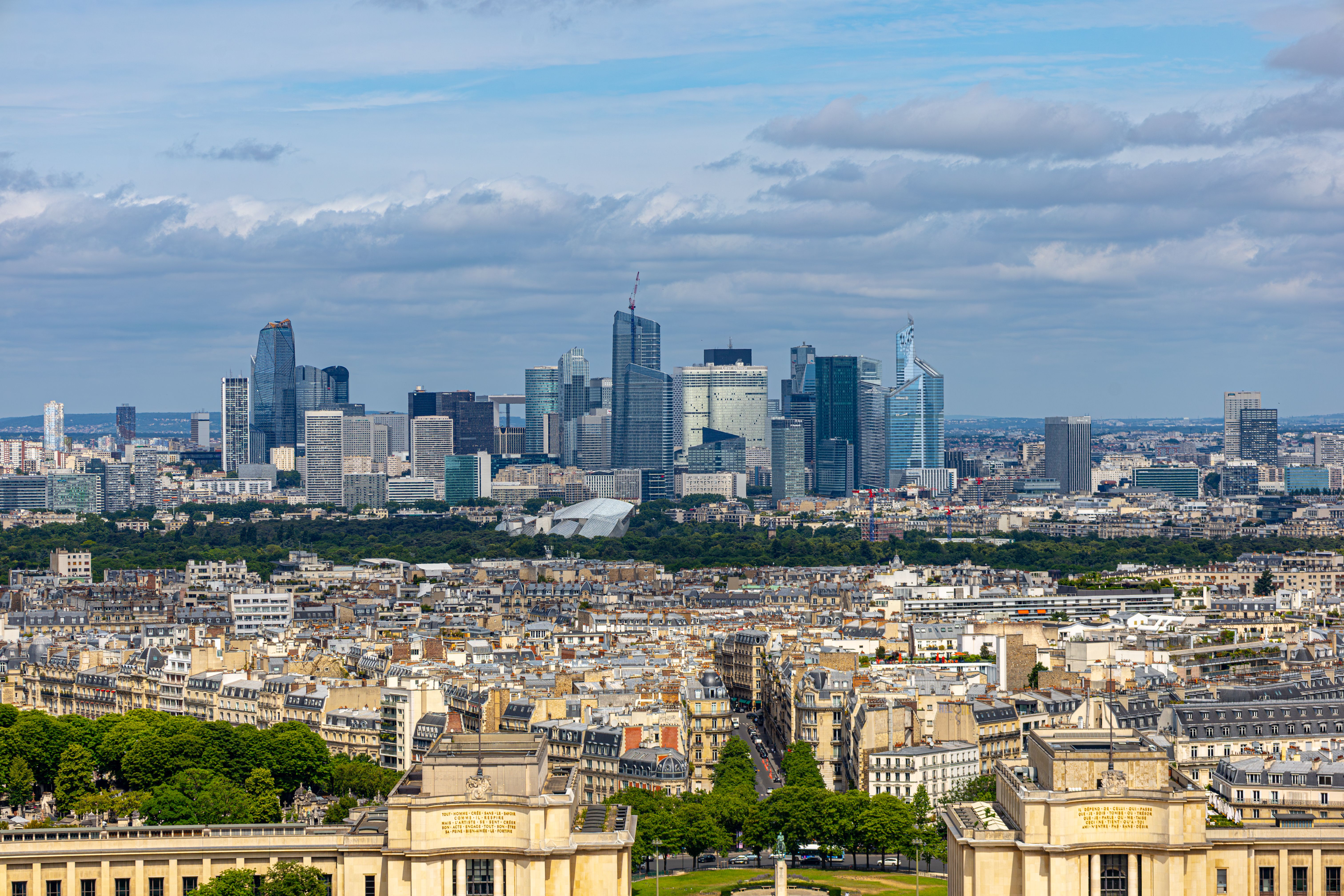 Paris Skyline city skyline wallpaper, 6048x4032