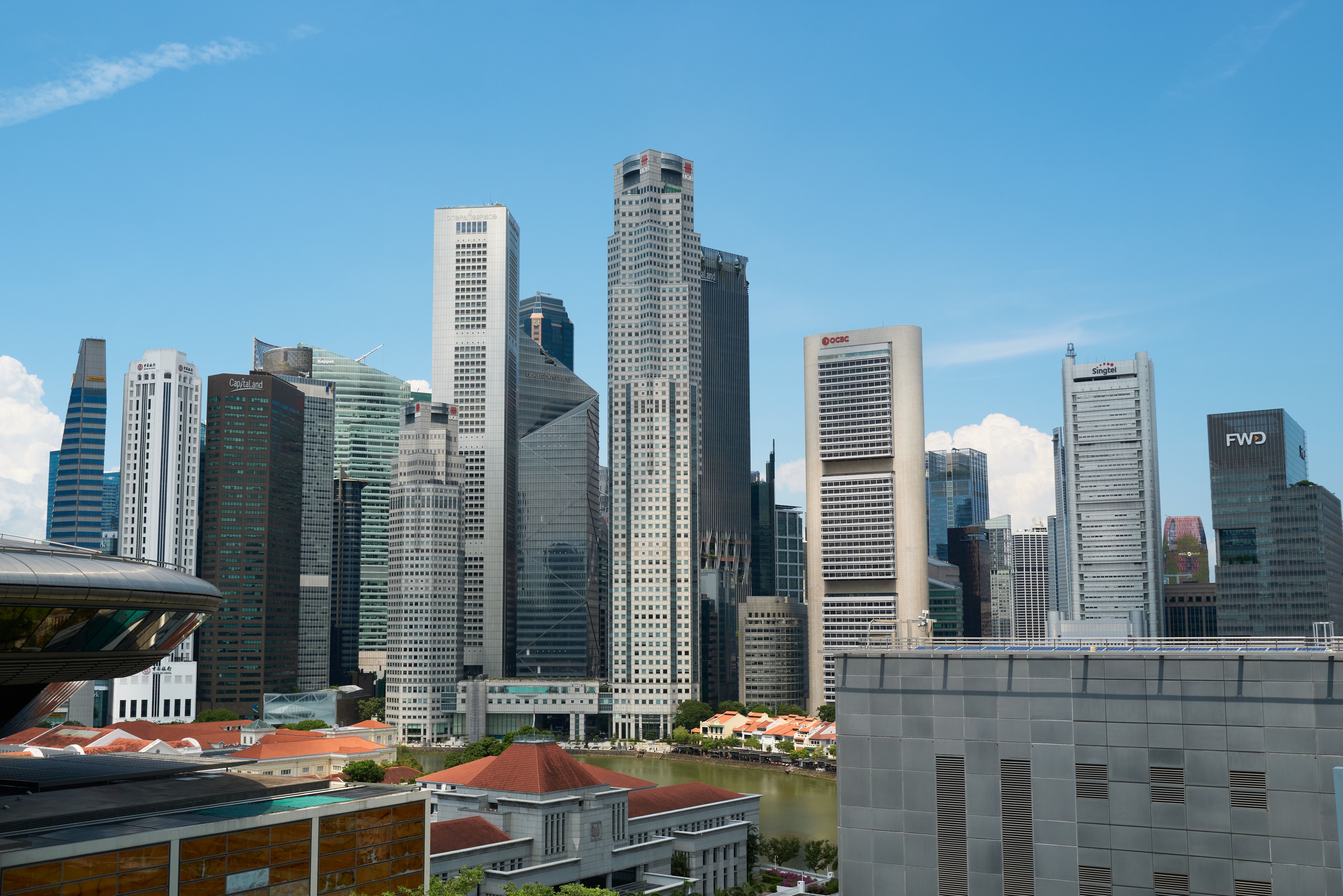 Singapore Skyline city skyline wallpaper, 6239x4163