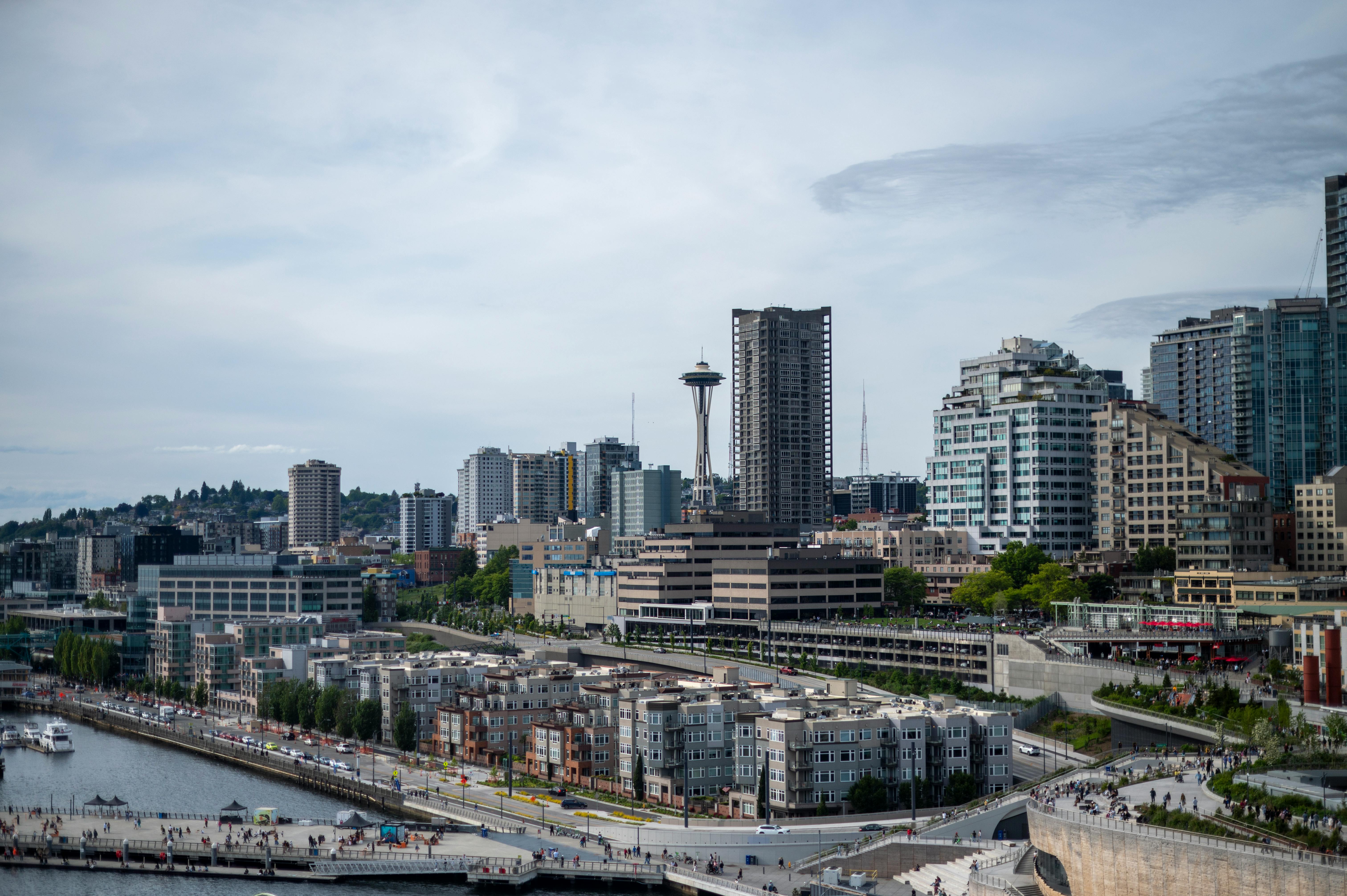 Seattle, WA city skyline wallpaper, 6048x4024