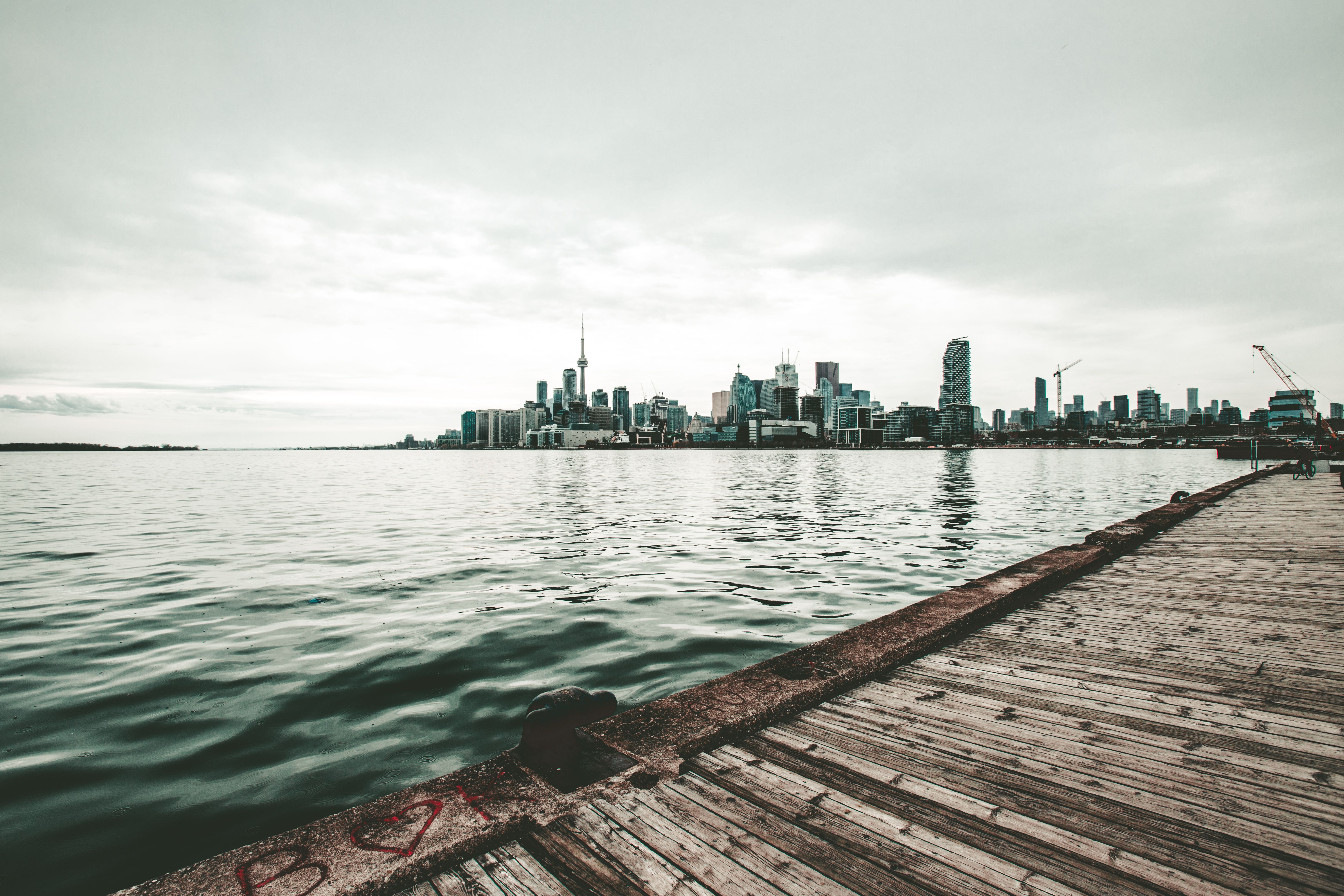 Toronto Skyline city skyline wallpaper, 6123x4082