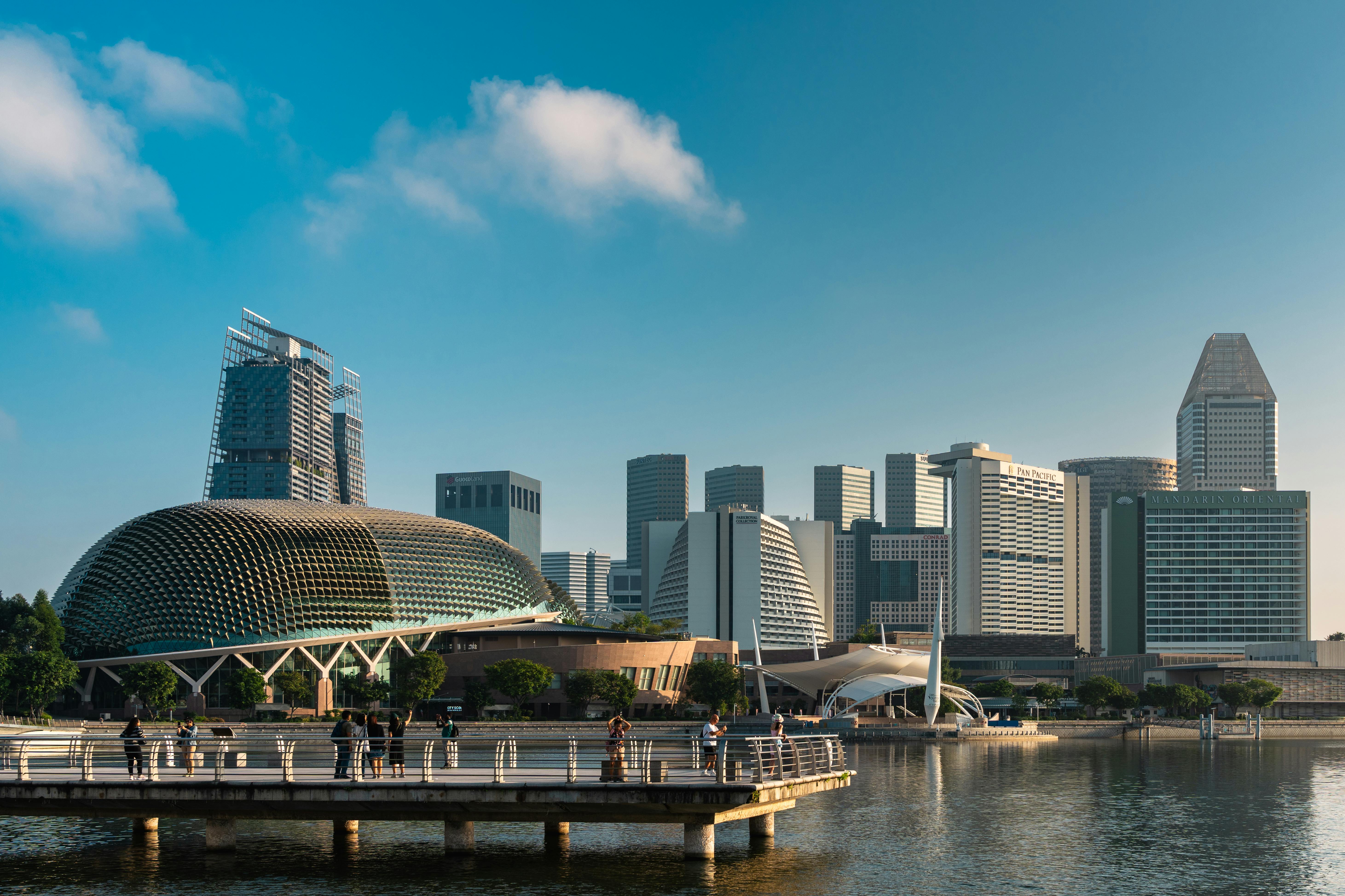 Singapore Skyline city skyline wallpaper, 5845x3897
