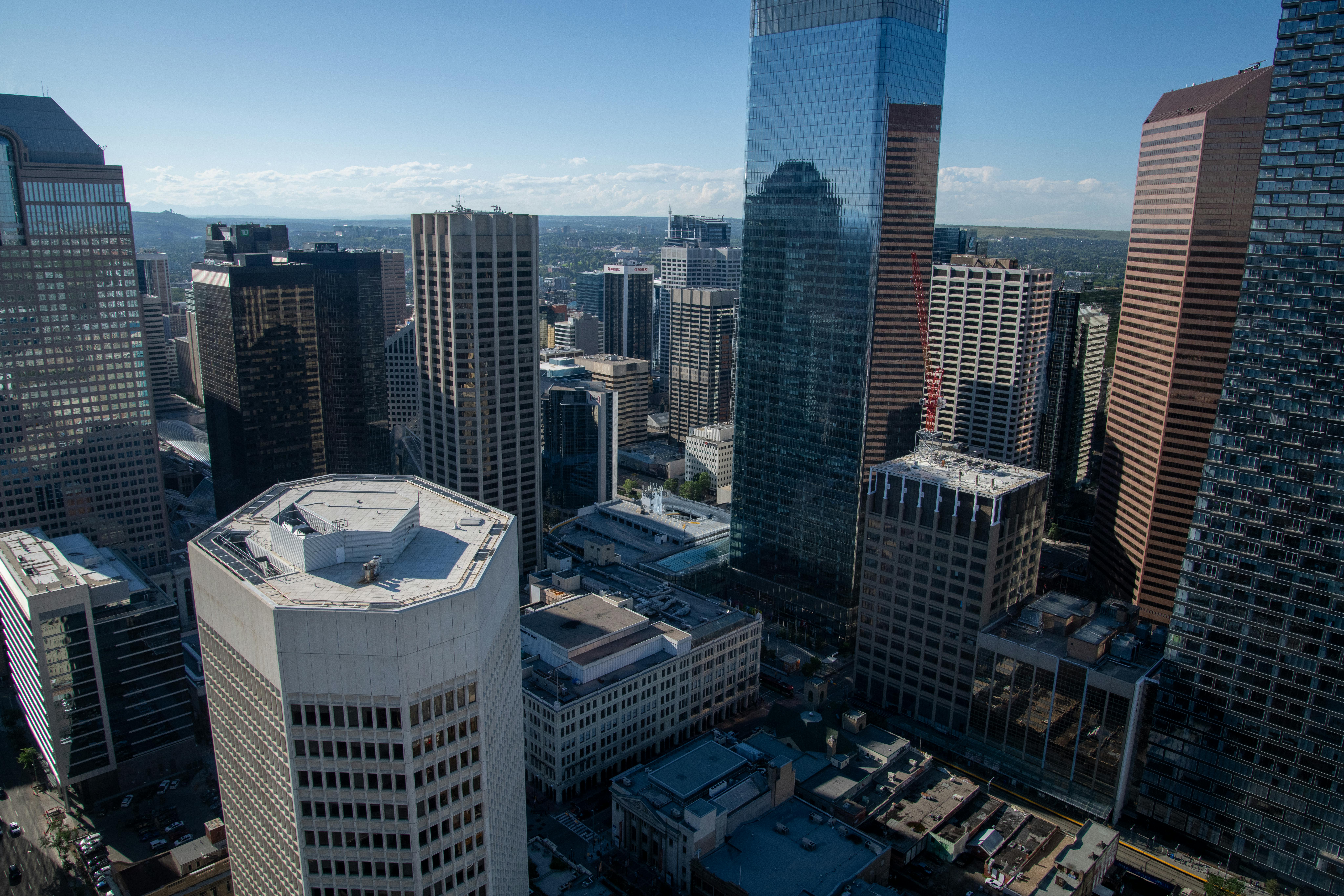 Downtown Skyline city skyline wallpaper, 8192x5461