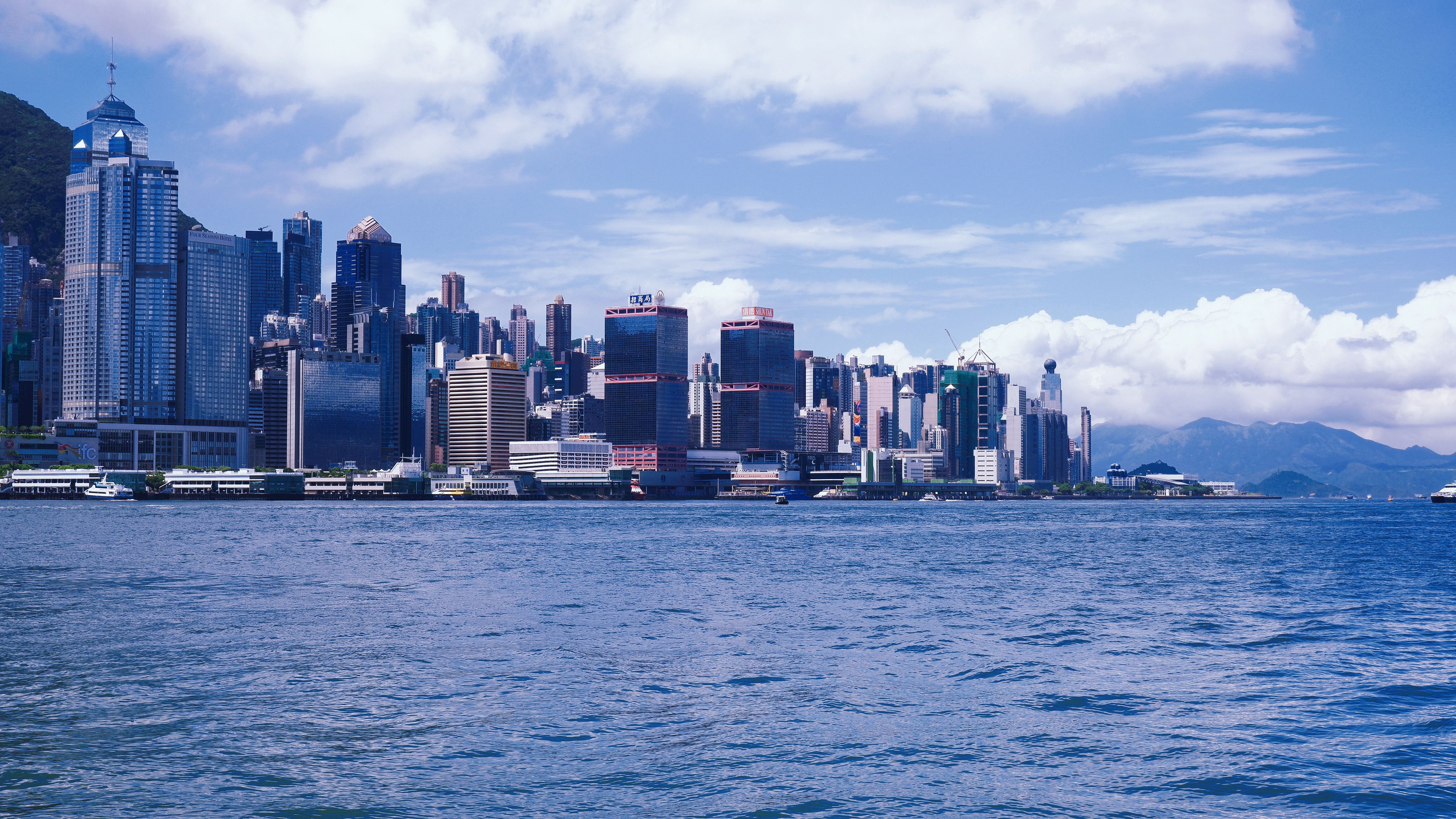 Hong Kong Skyline city skyline wallpaper, 4095x2304