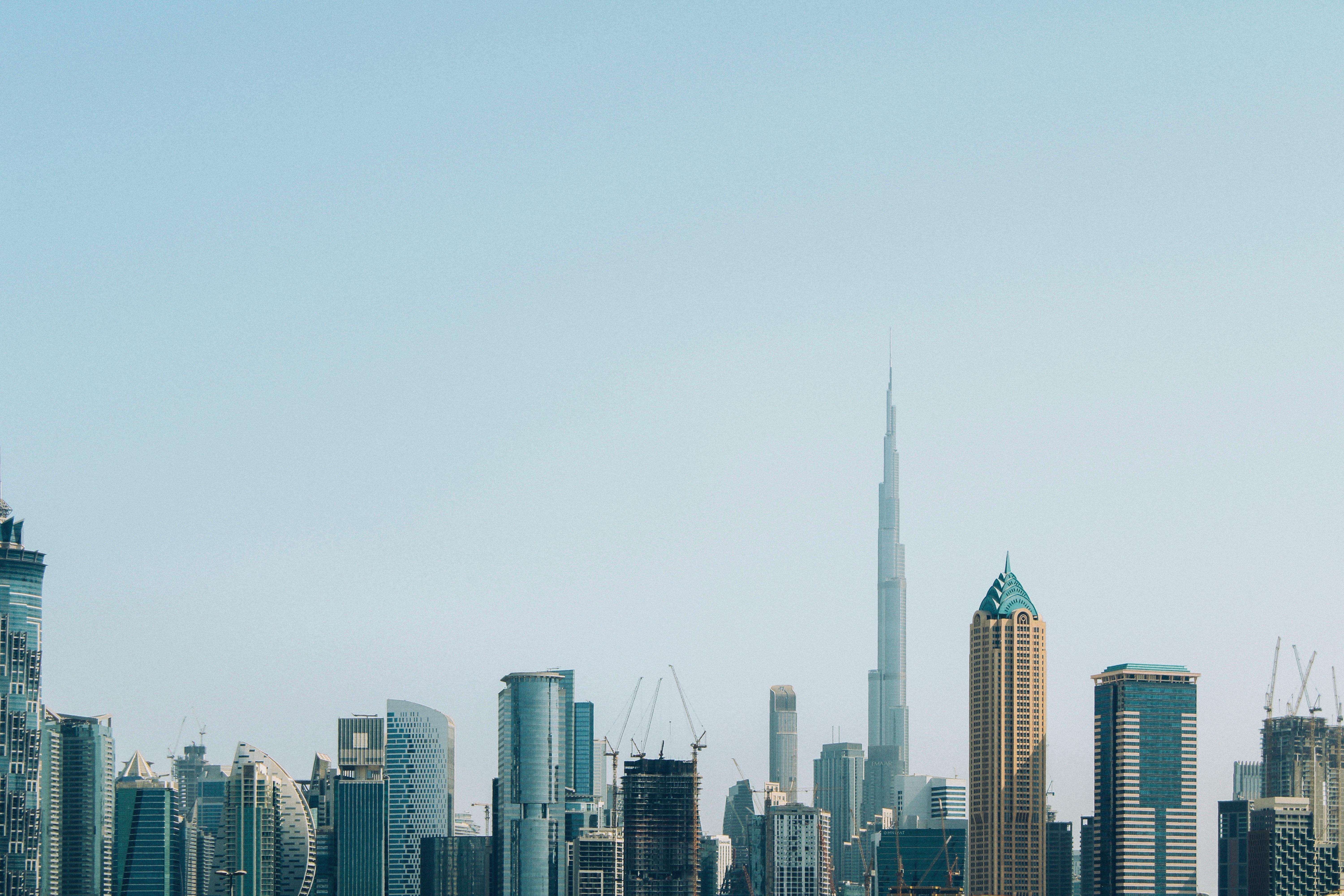 Dubai Skyline city skyline wallpaper, 6000x4000