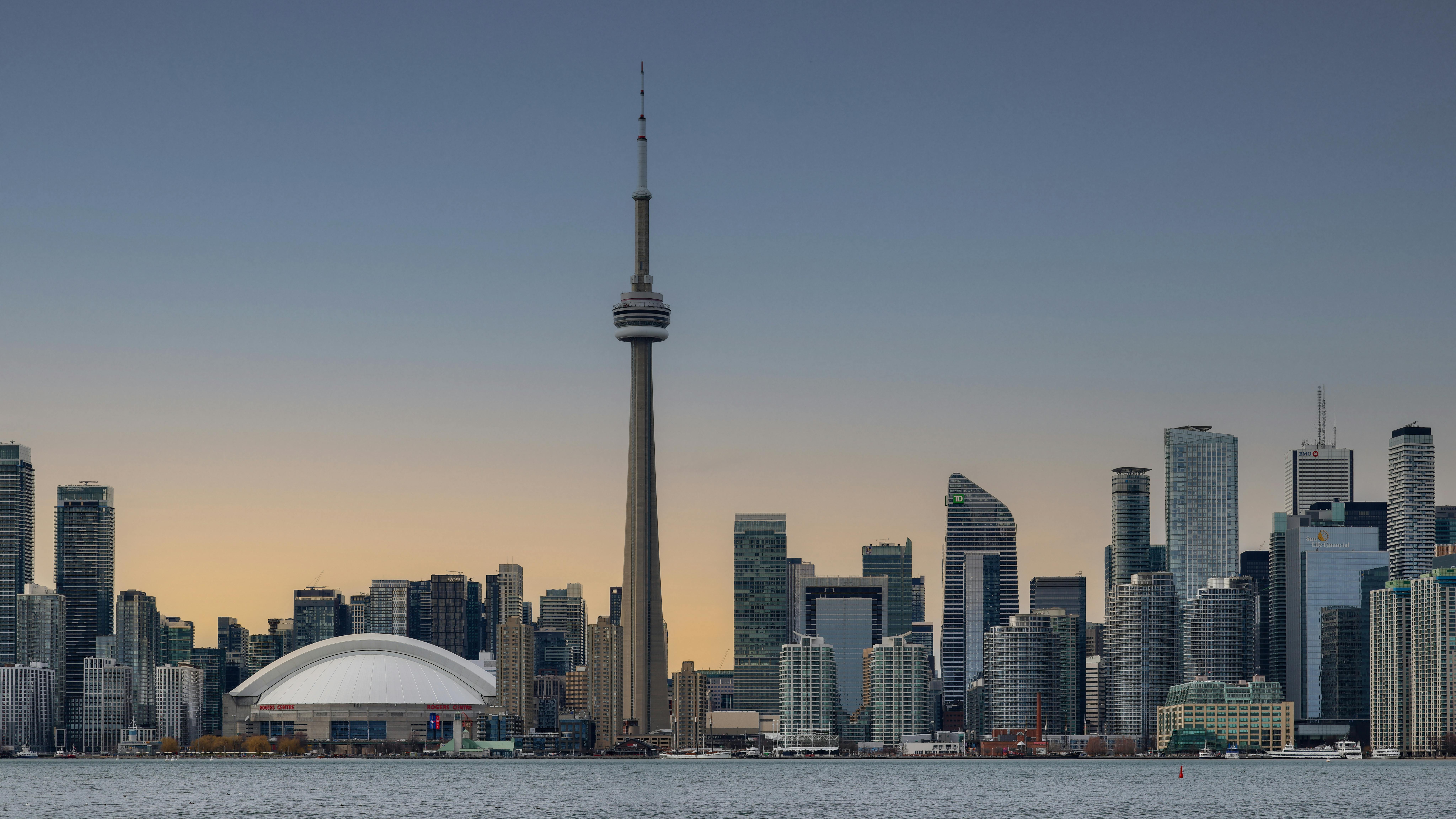 Toronto Skyline city skyline wallpaper, 8192x4608