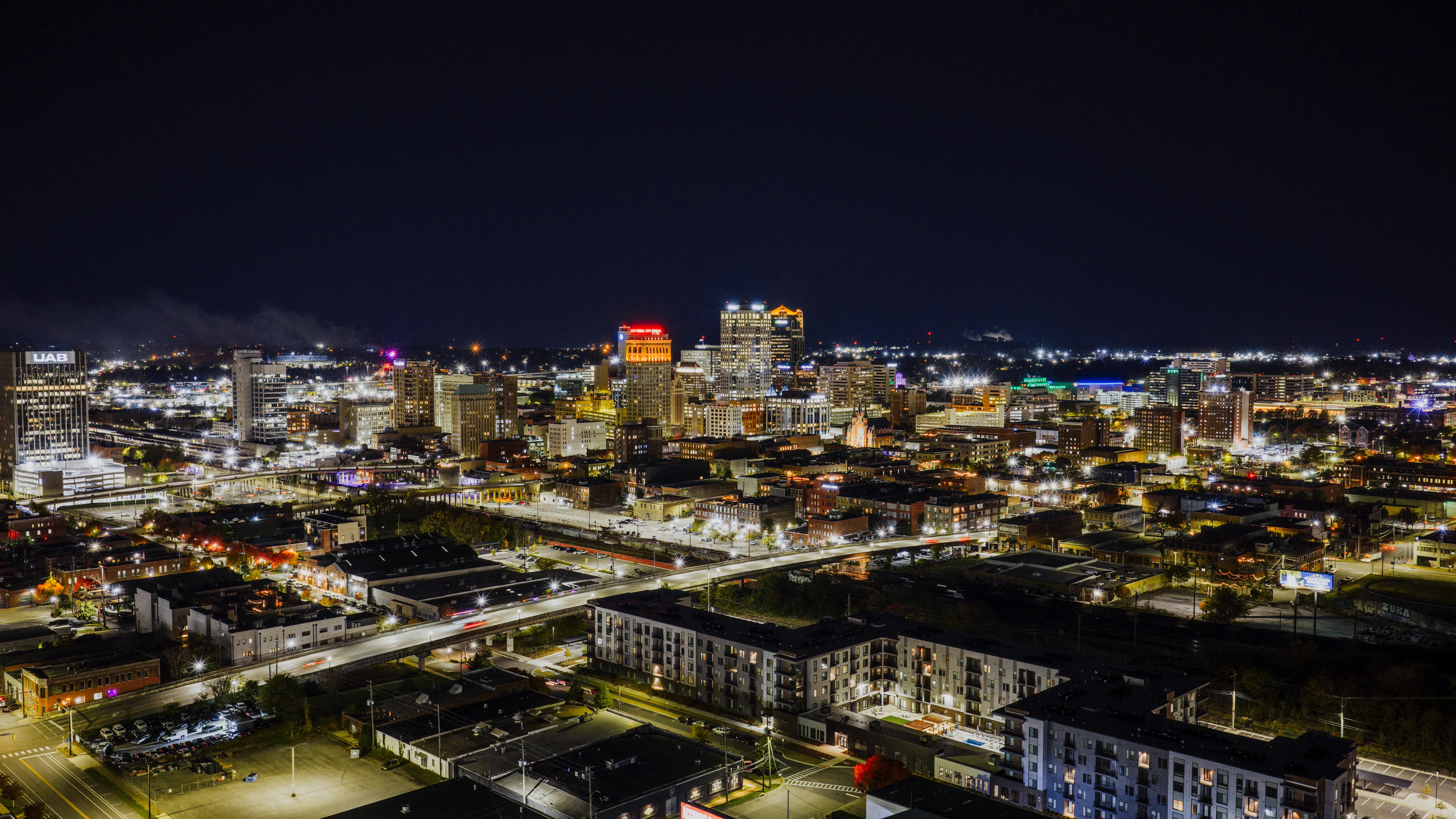 Downtown Skyline city skyline wallpaper, 8192x4608