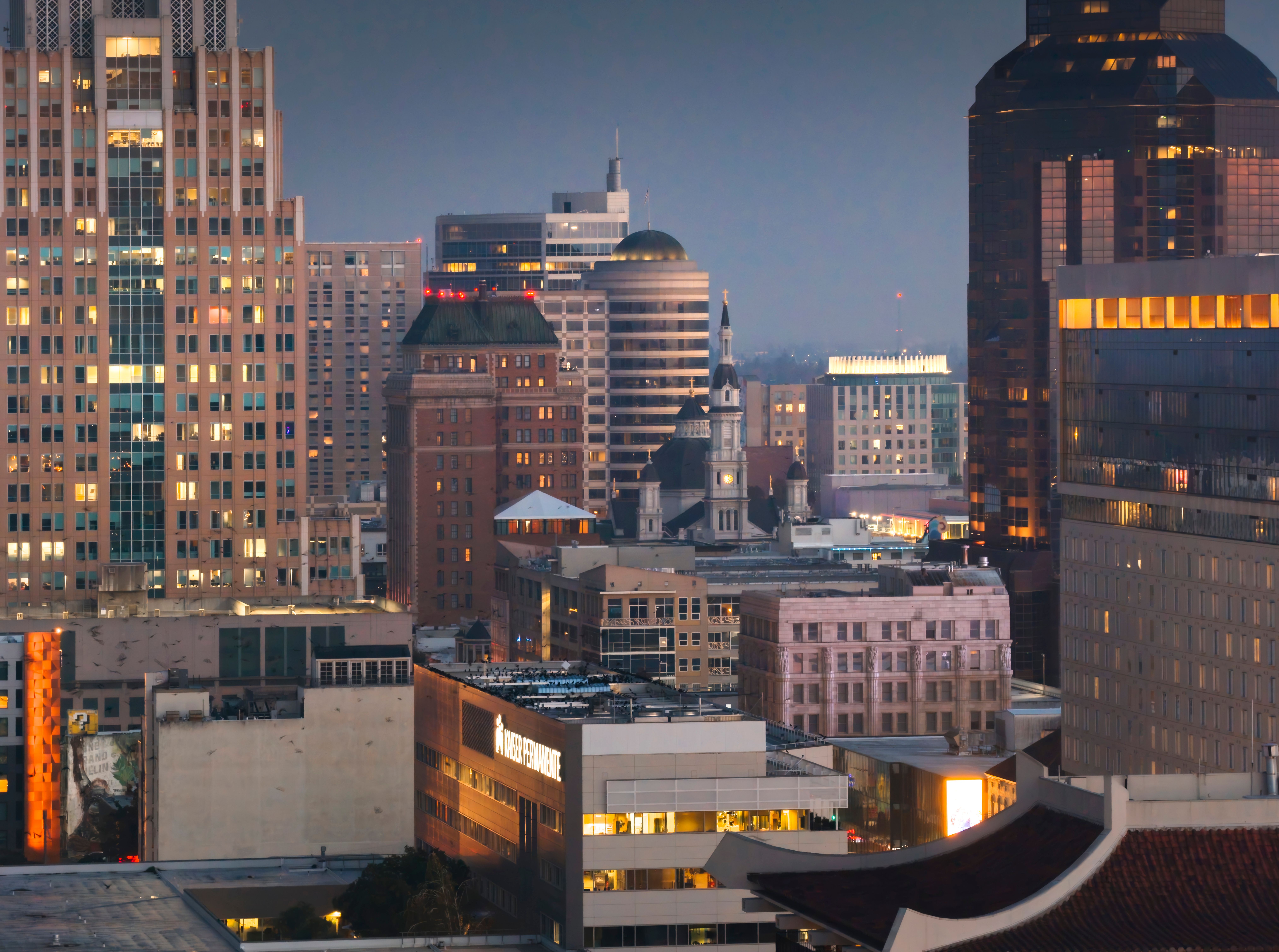 Downtown Skyline city skyline wallpaper, 8104x6033