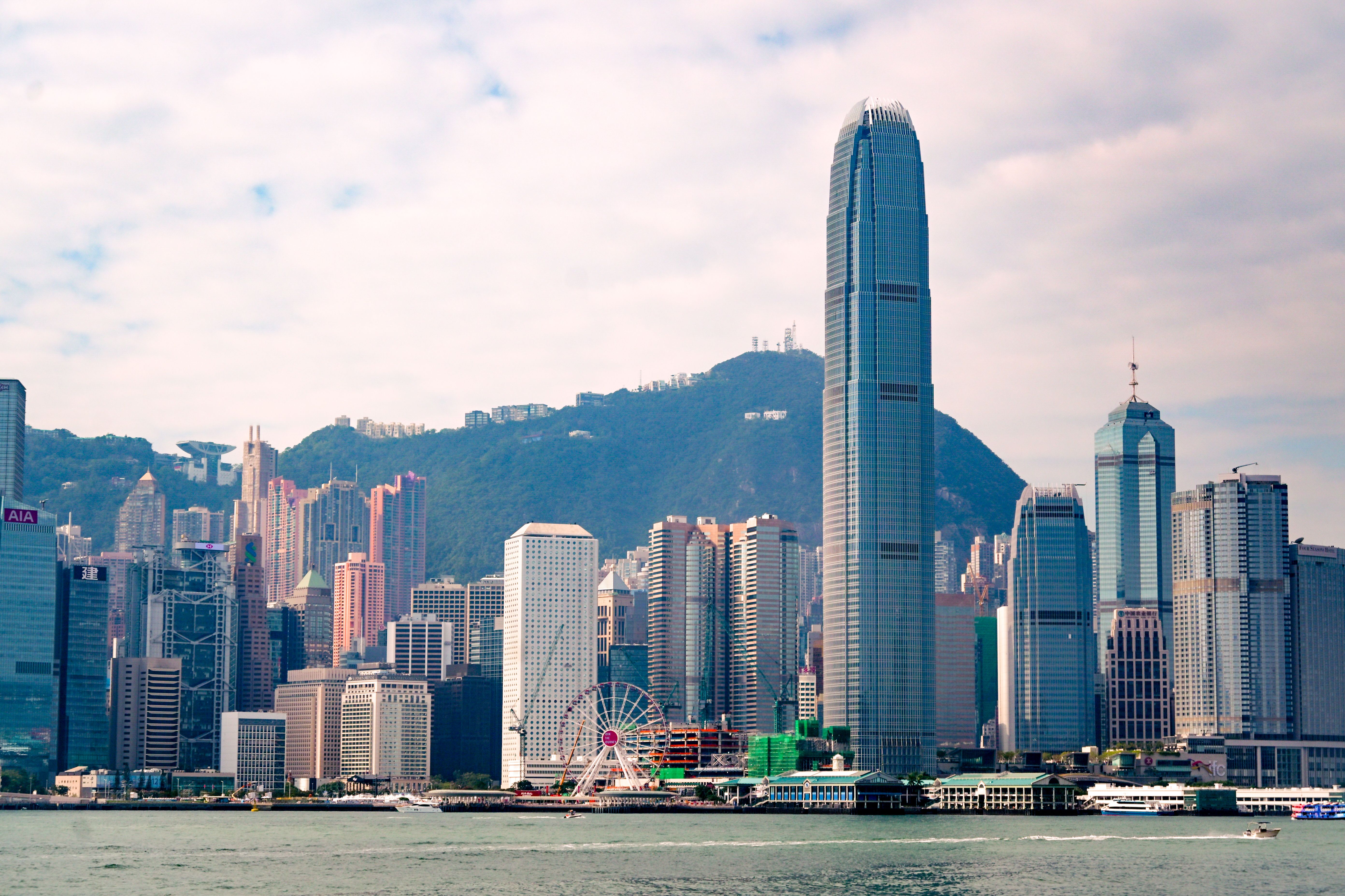 Hong Kong Skyline city skyline wallpaper, 5568x3712