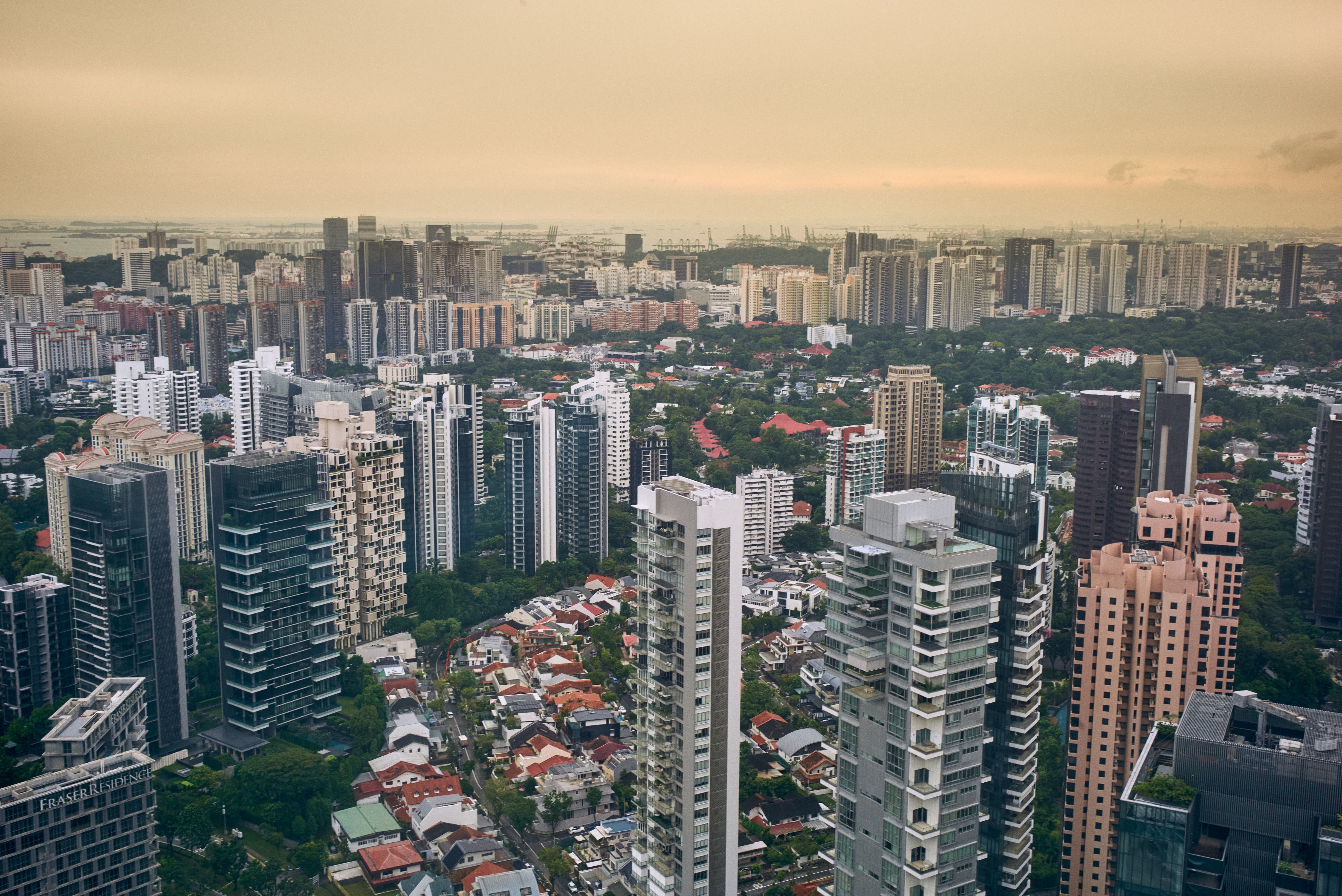 Singapore Skyline city skyline wallpaper, 5832x3896