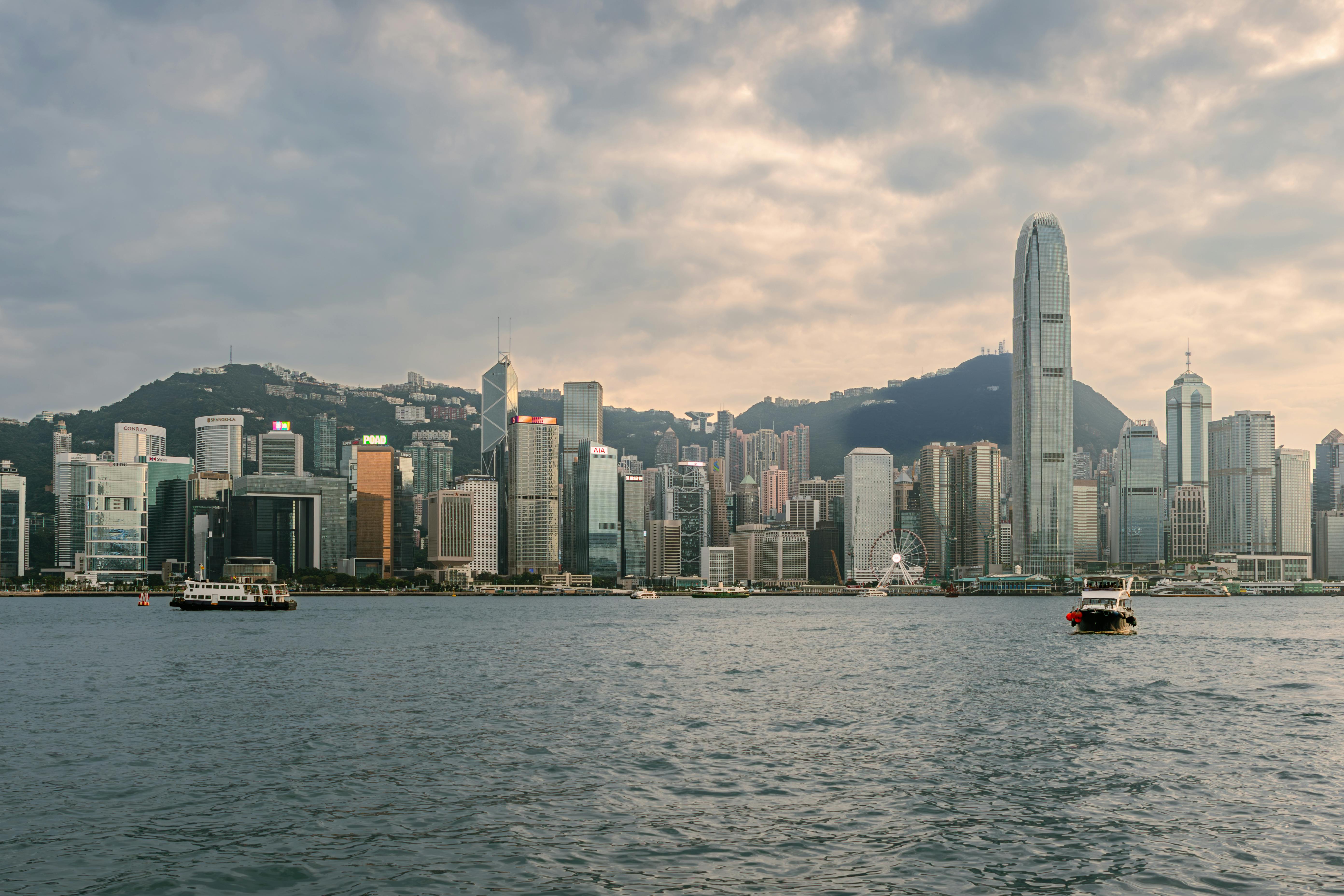 Hong Kong Skyline city skyline wallpaper, 5568x3712