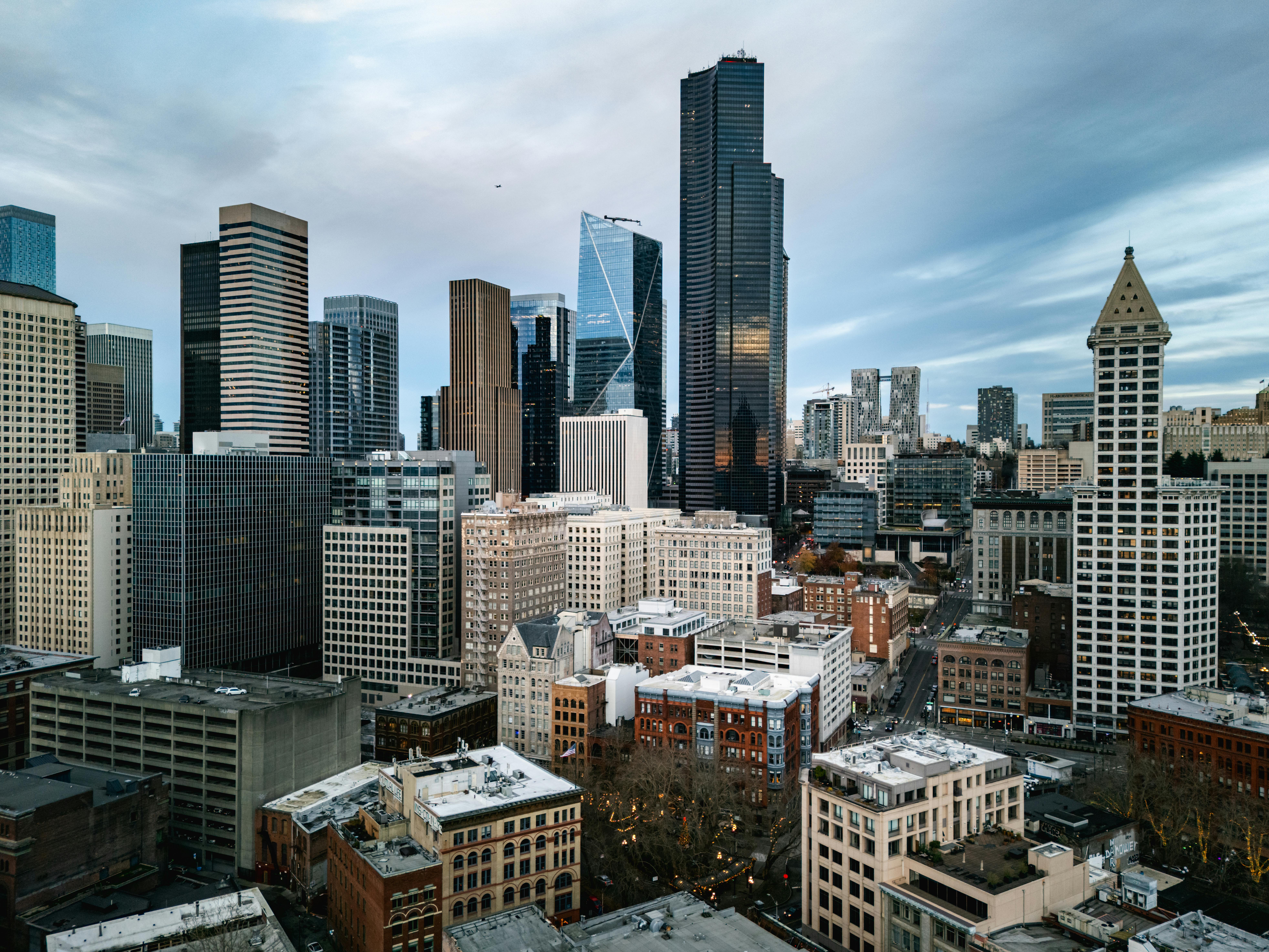 Downtown Skyline city skyline wallpaper, 7857x5893