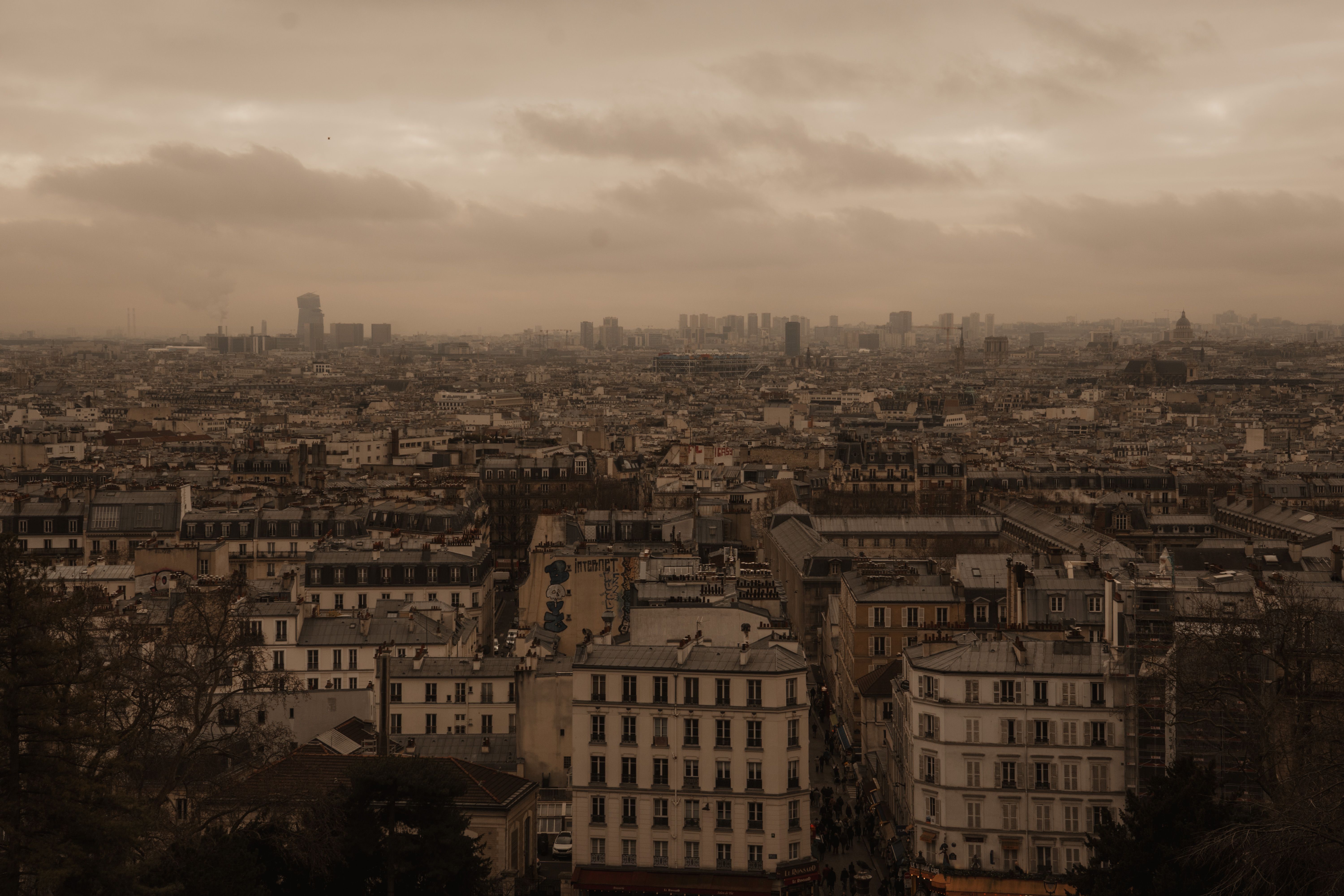 Paris Skyline city skyline wallpaper, 6000x4000