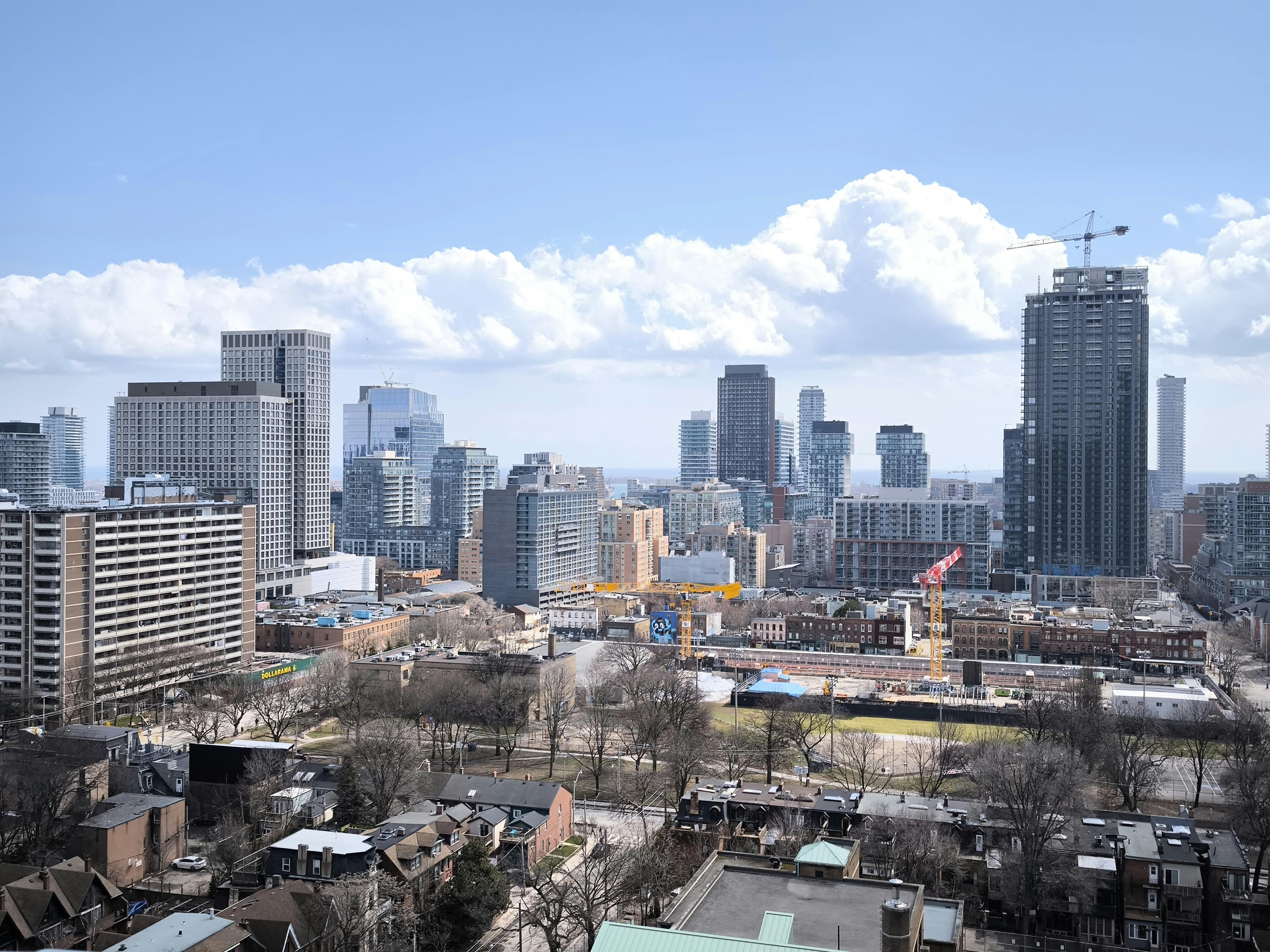 Downtown Skyline city skyline wallpaper, 4096x3072
