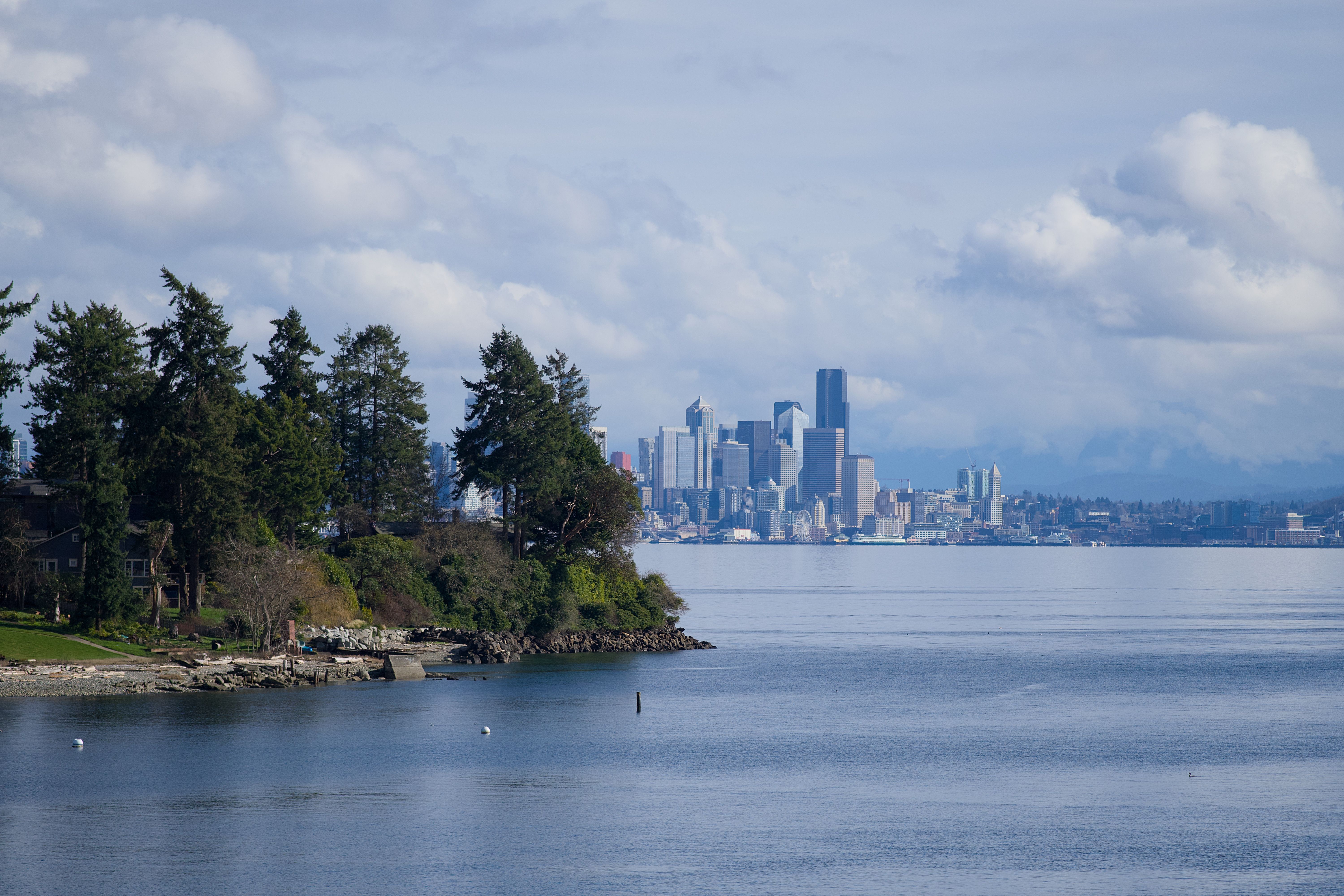 Seattle, WA city skyline wallpaper, 6000x4000