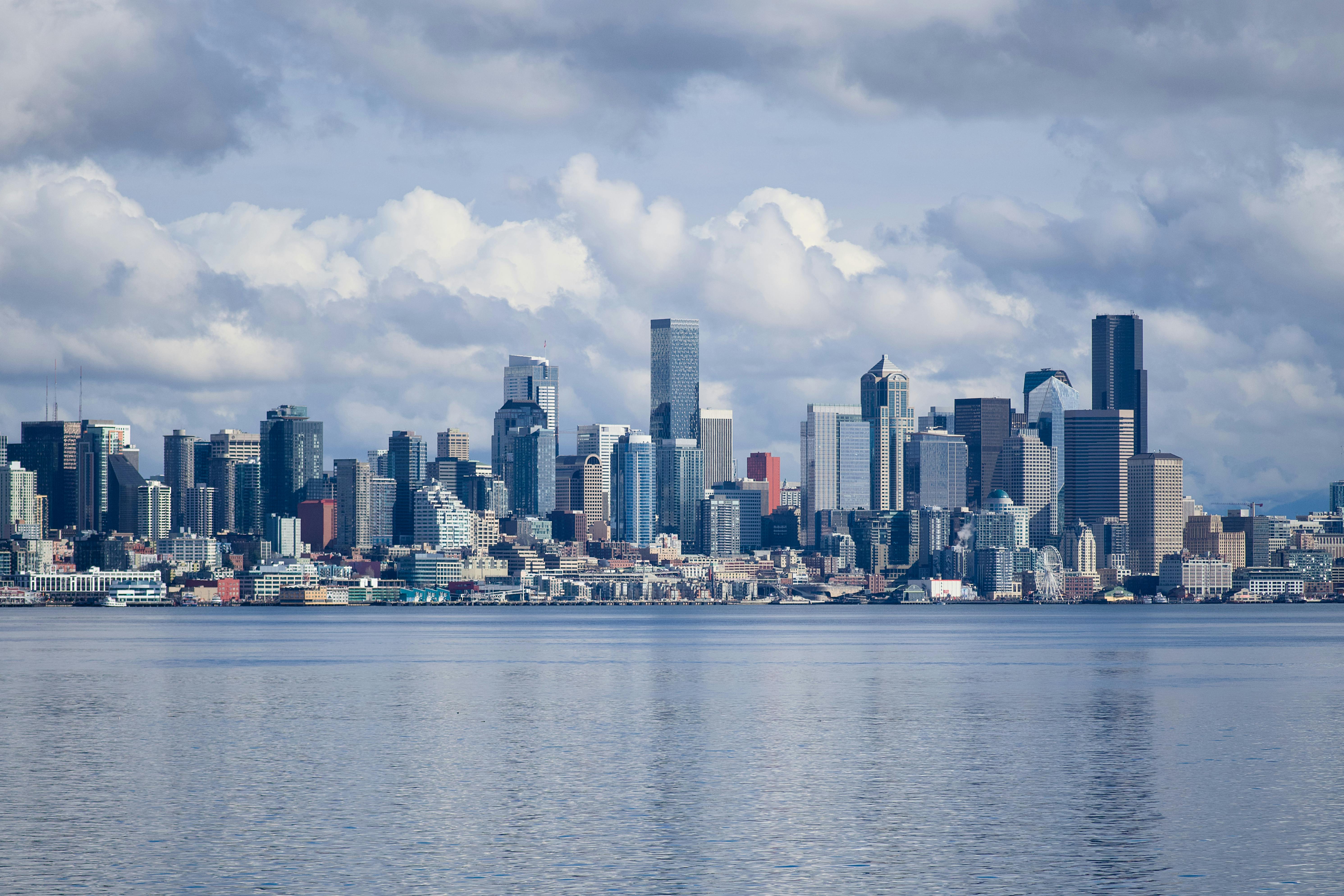 Seattle, WA city skyline wallpaper, 5964x3976