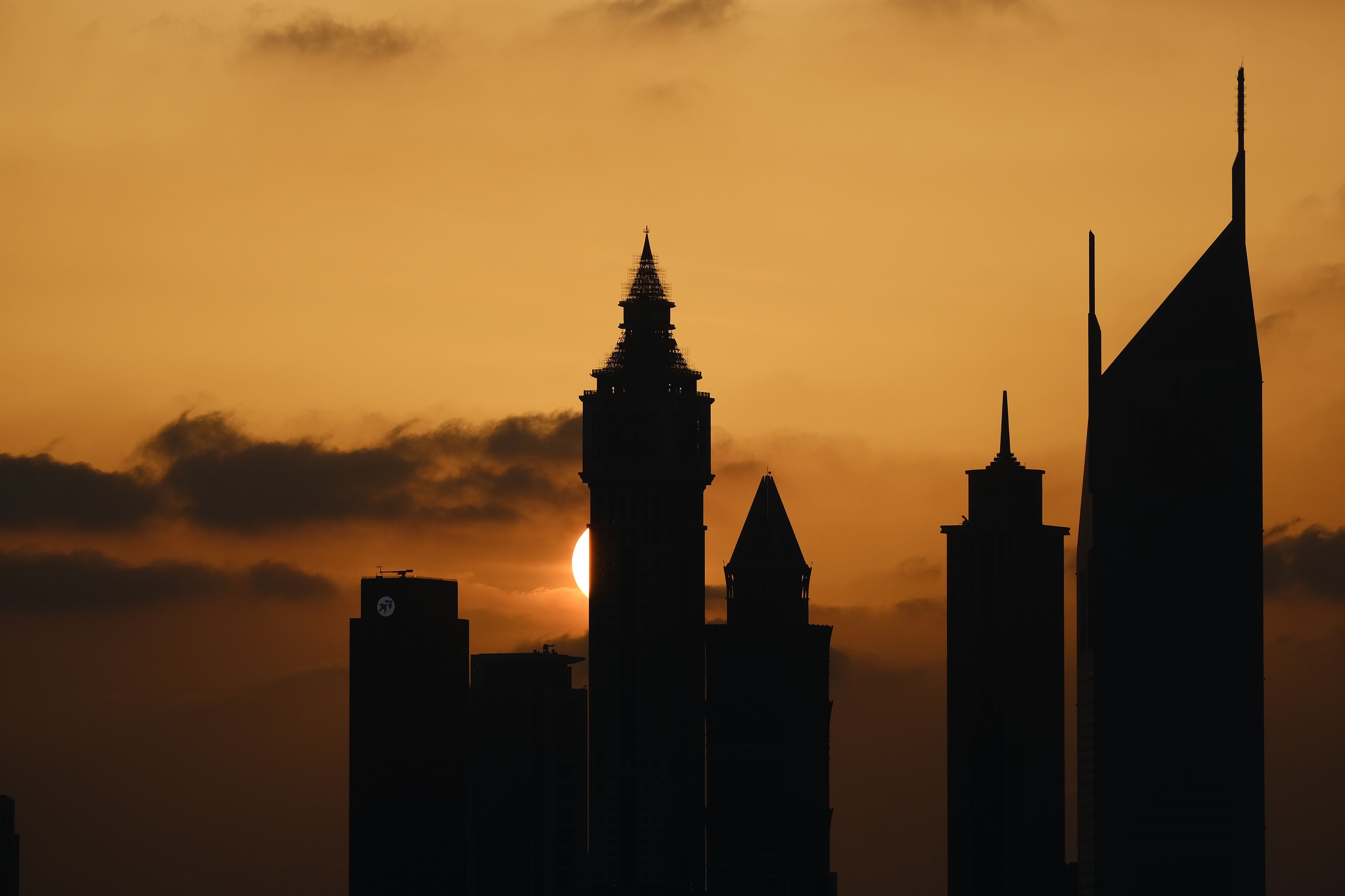 Dubai Skyline city skyline wallpaper, 6240x4160