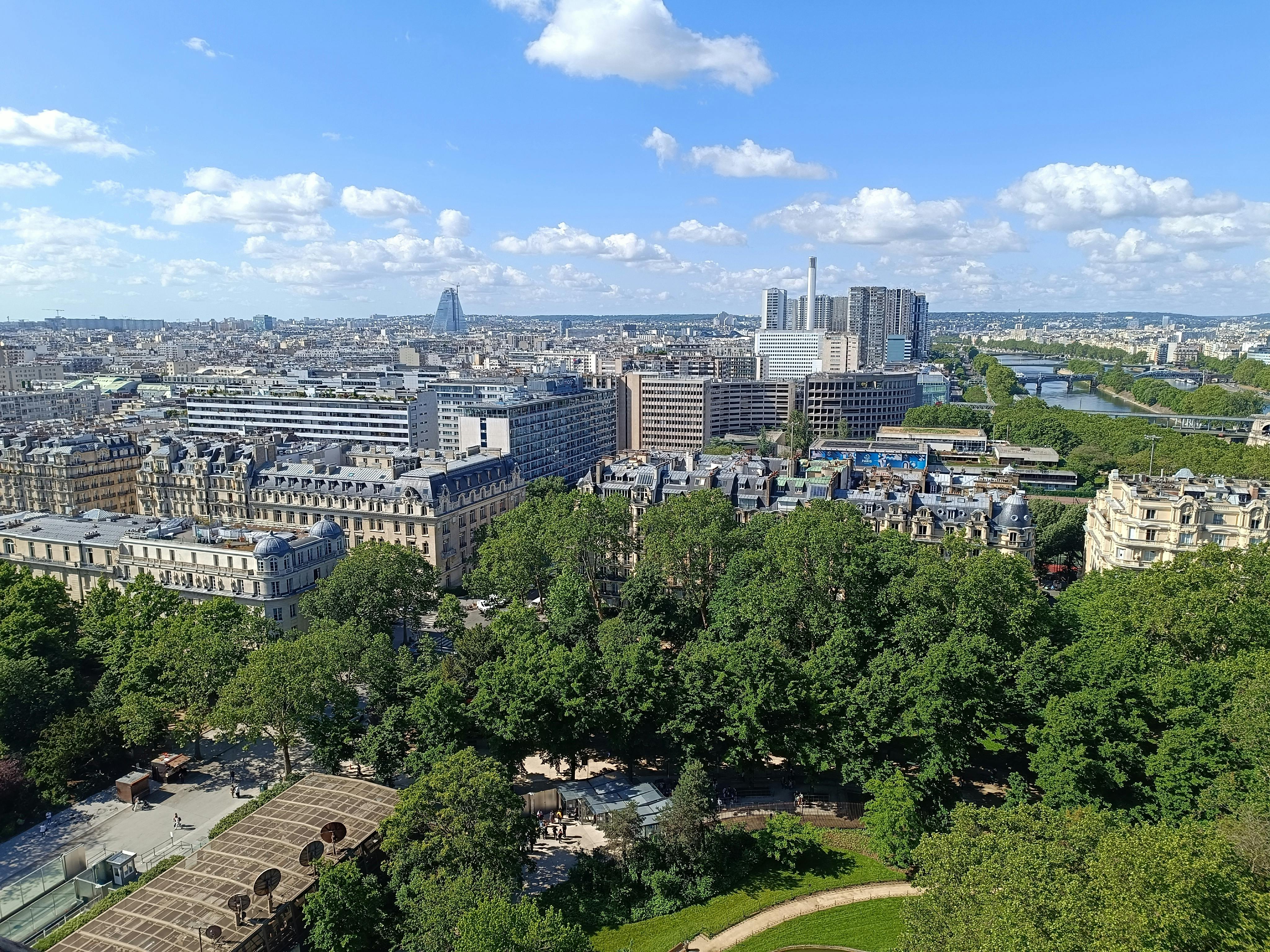 Paris Skyline city skyline wallpaper, 4096x3072