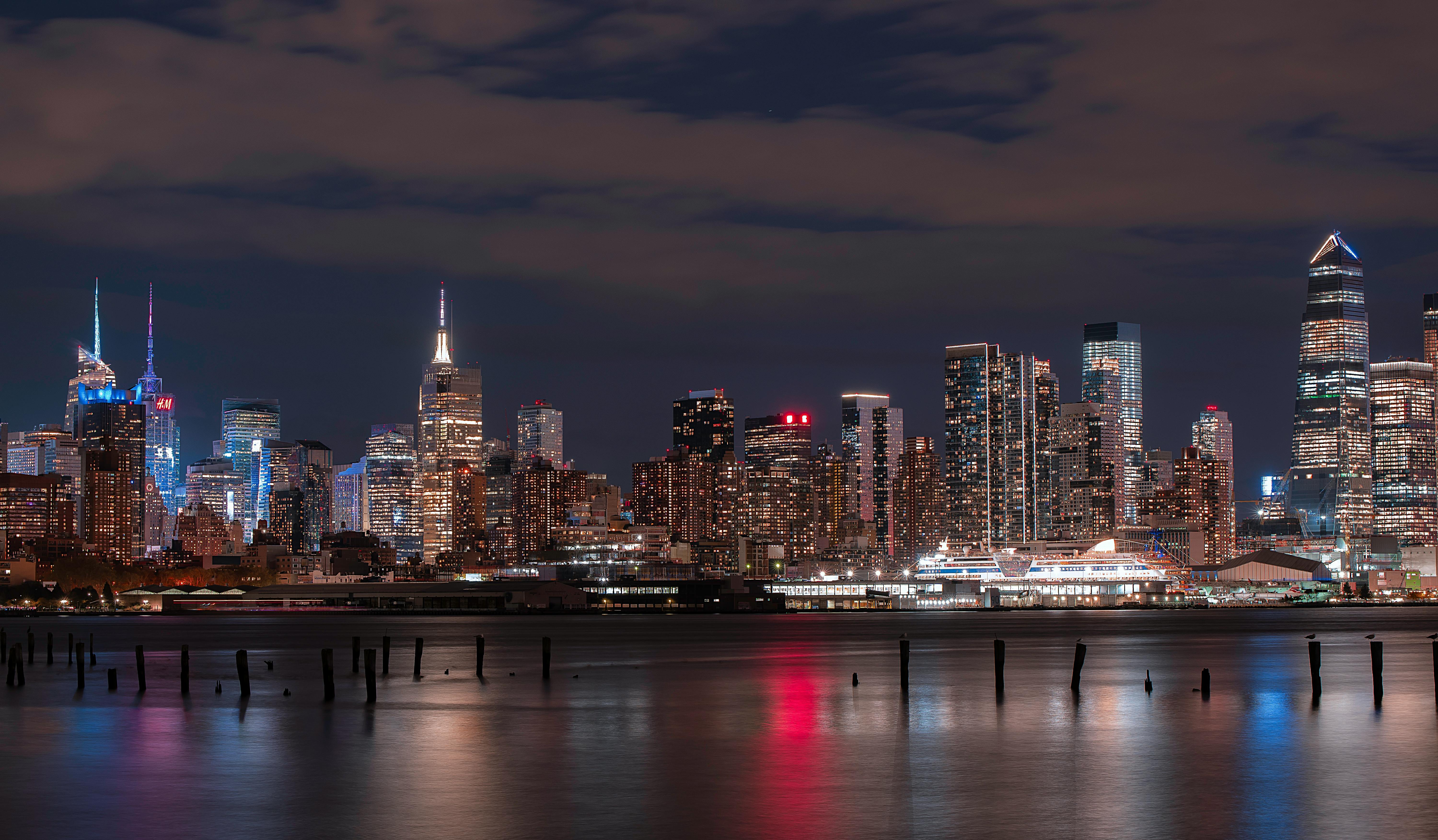 New York Skyline city skyline wallpaper, 6000x3506