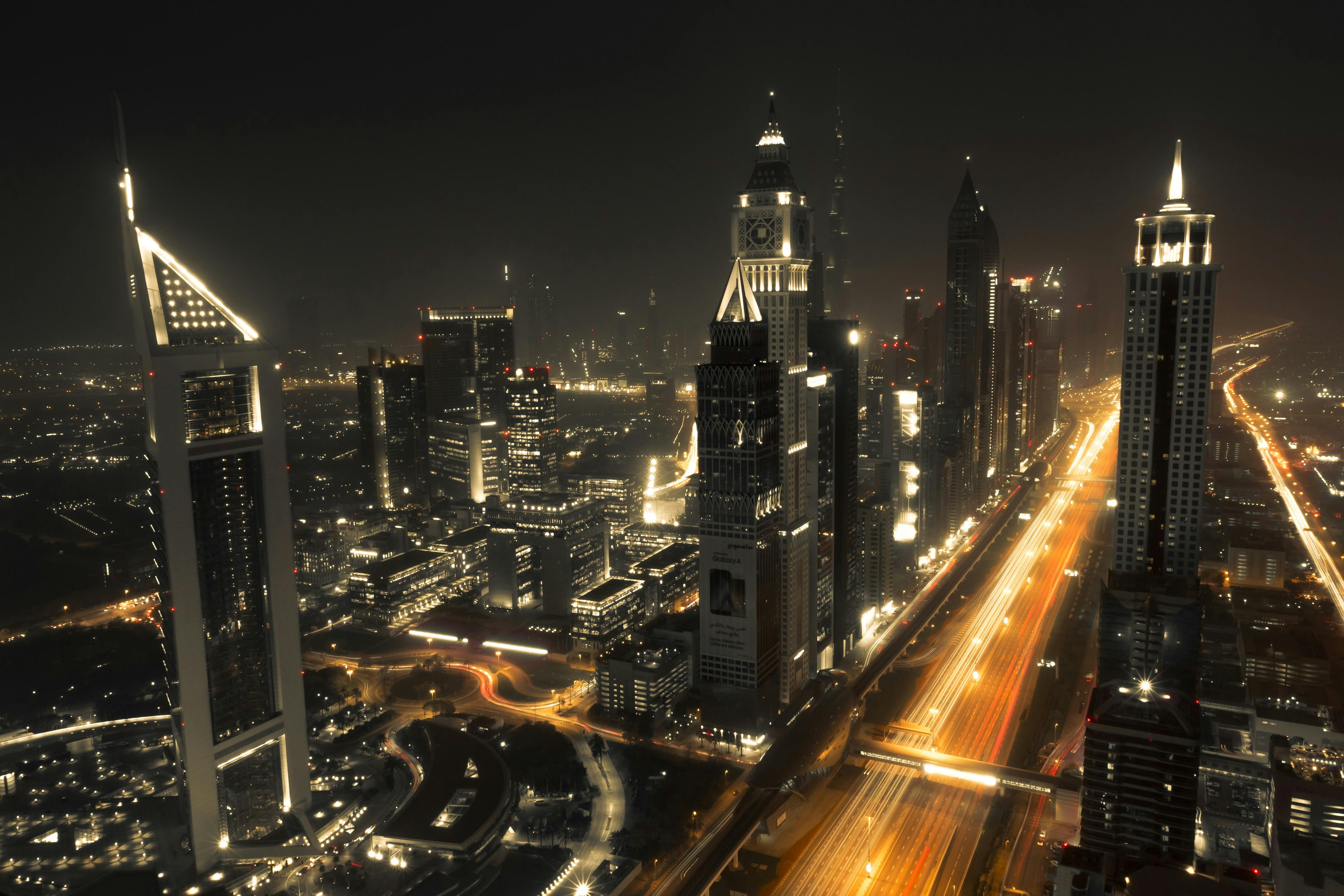 Dubai Skyline city skyline wallpaper, 5184x3456