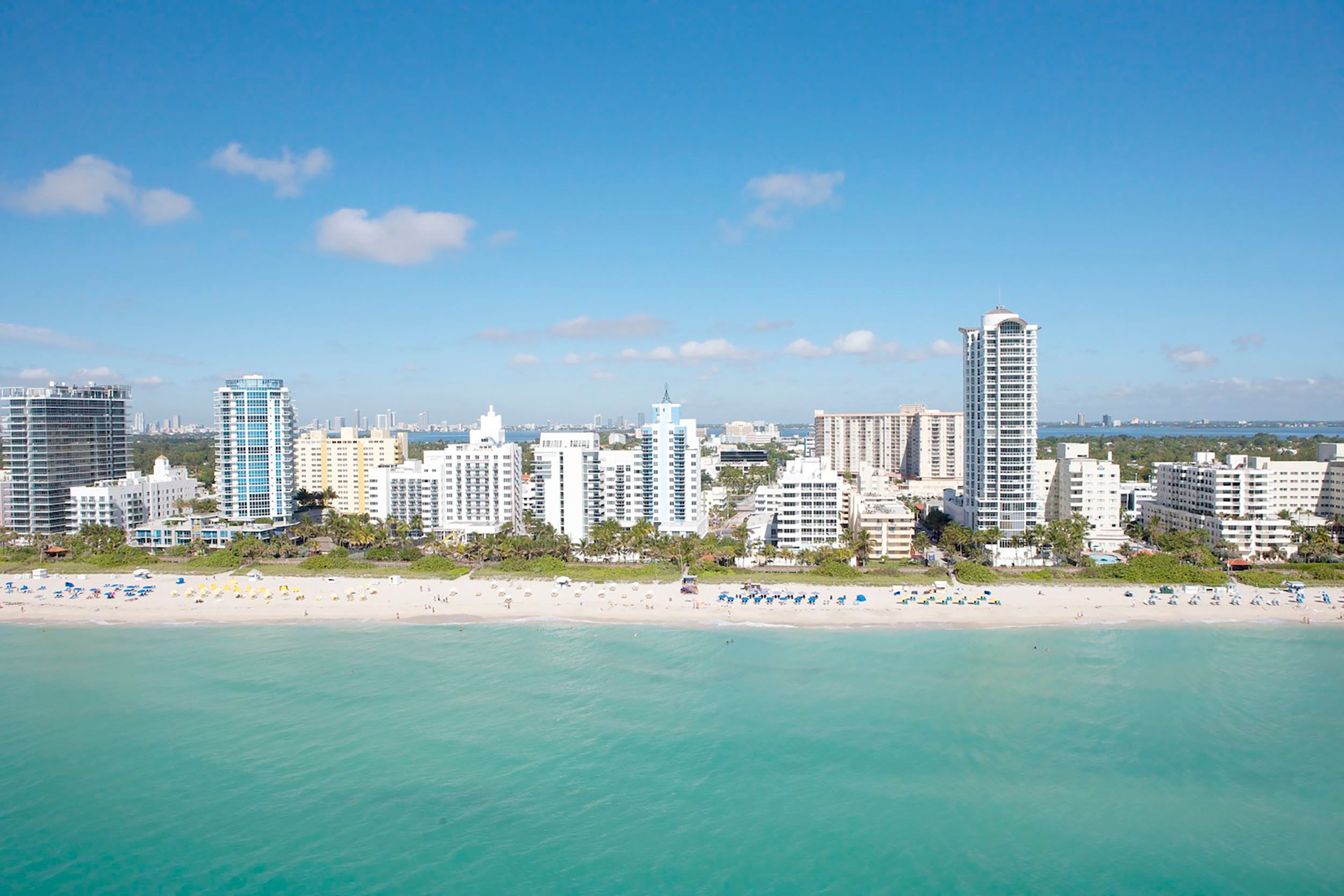 Miami, FL city skyline wallpaper, 2500x1667